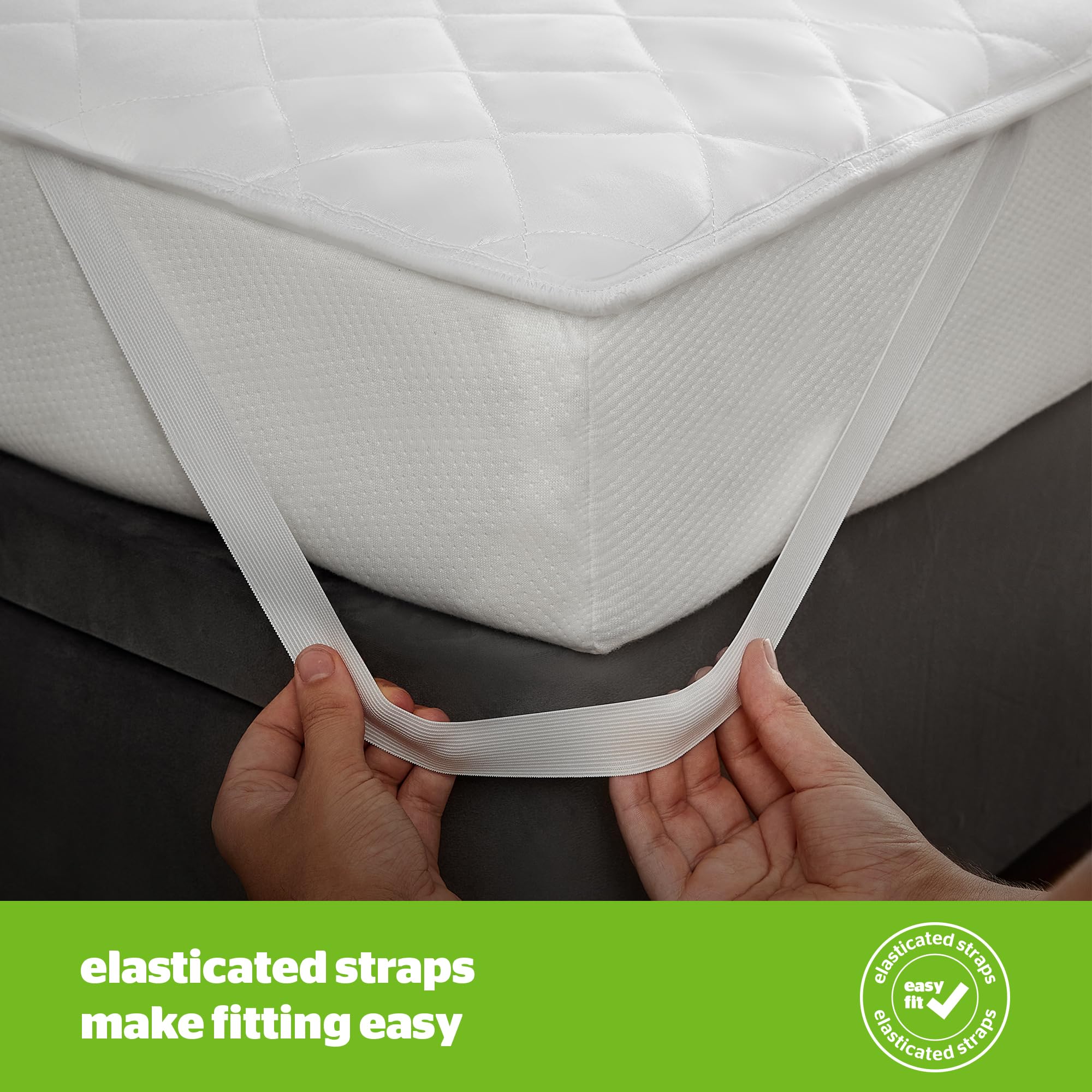 Silentnight Anti Allergy Mattress Protector - Super King Size | Microfibre | Machine Washable 5