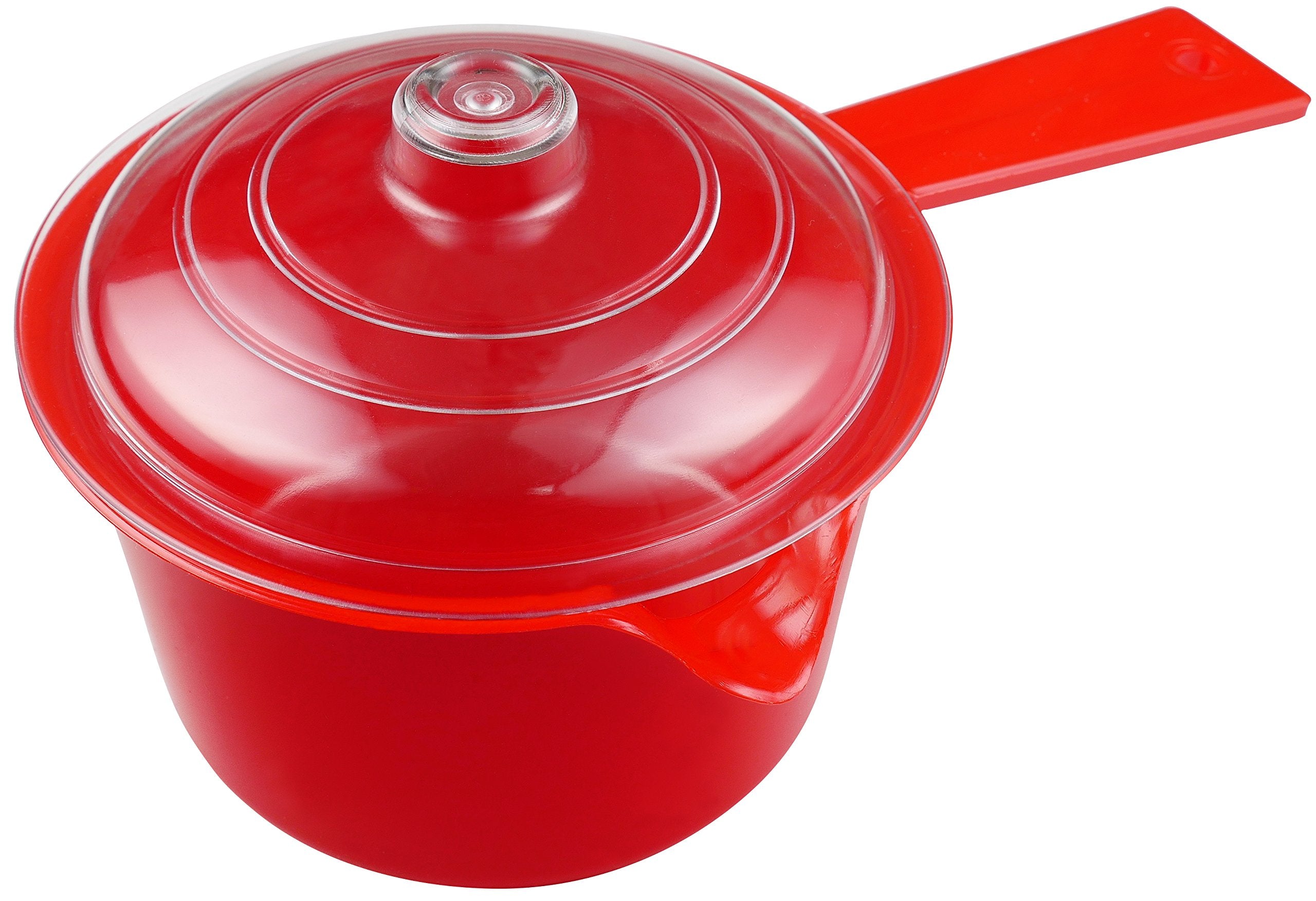 good2heat 4040 Saucepan - 600ml Capacity, Red Ceramic Microwave Cookware | Made in UK 1