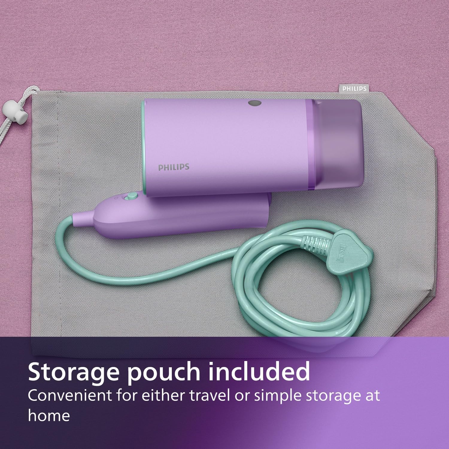 Philips 3000 Series Handheld Steamer - 1000W Power, 20 g/min Continuous Steam, 100ml Tank 5