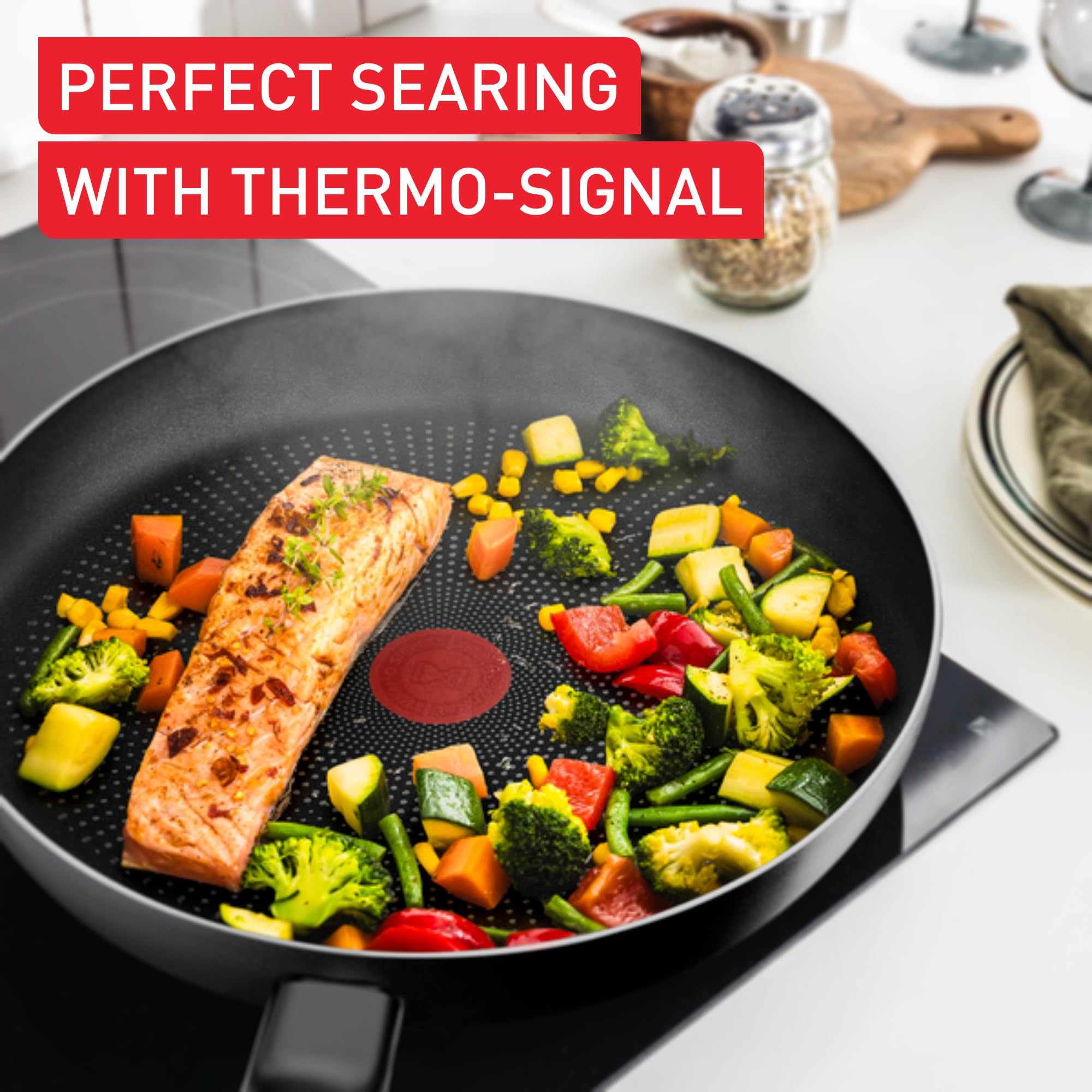 Tefal Titanium Essential Non-Stick Pancake Frying Pan - 20 cm, Metal Safe, Thermo-Signal | Not Induction 7