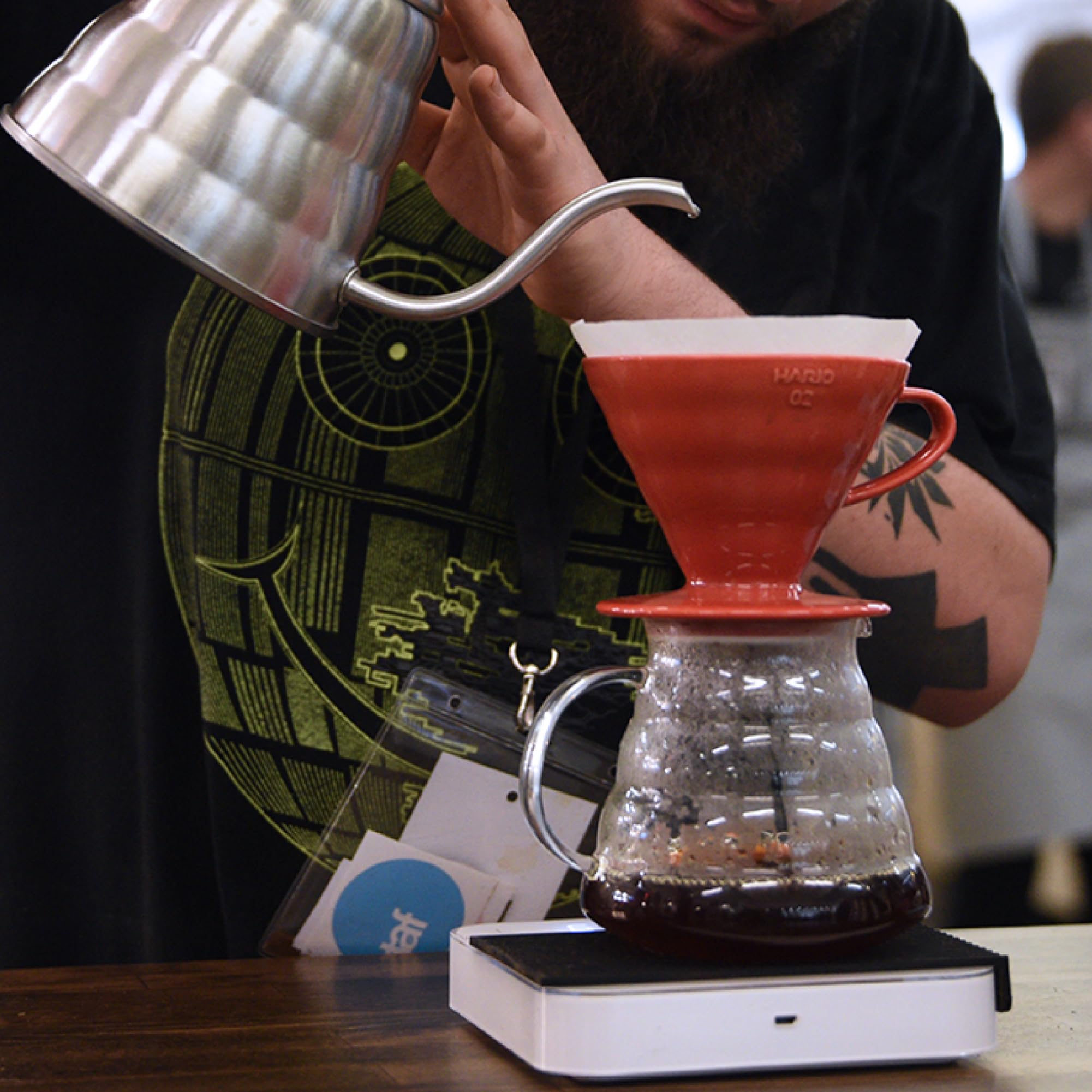 HARIO V60 Plastic Coffee Dripper - Size 02 | Manual Pour-Over | White 5