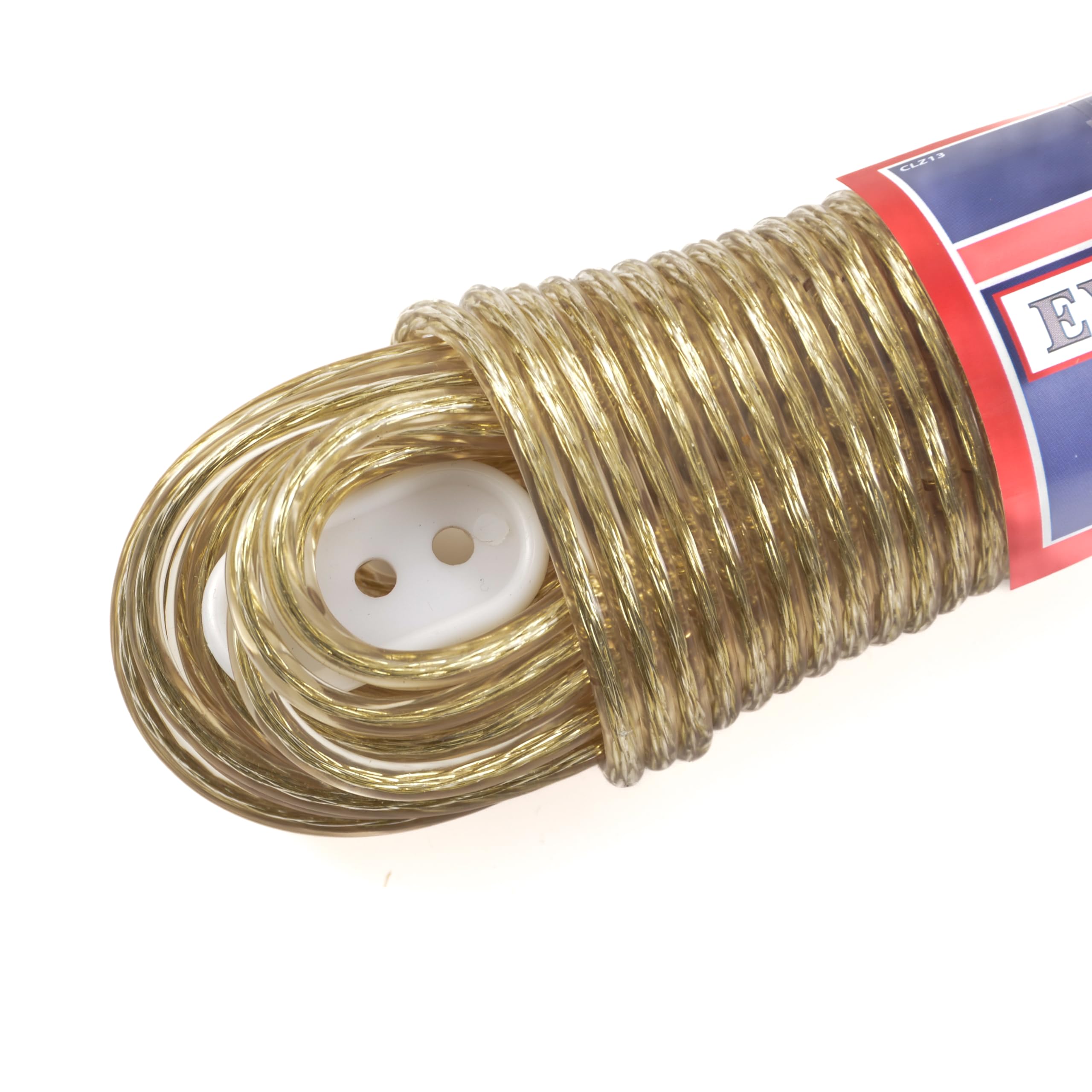 EVERLASTO Everstrong Premium Steel Core PVC Clothesline | 4.7mm Diameter x 20M Length | Gold 4