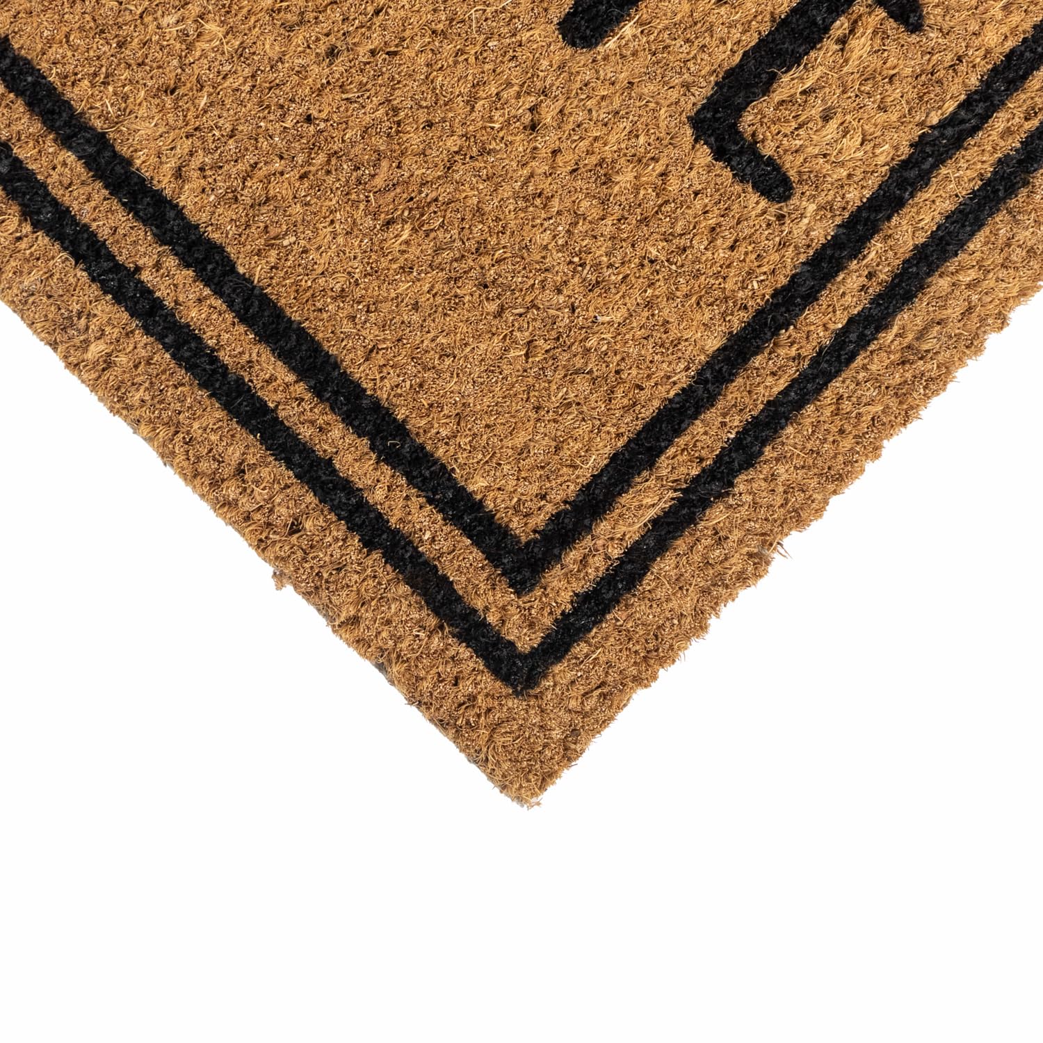 JVL Eco-Friendly Coir Entrance Doormat - Latex Backed | 40x60cm | Welcome Border 5