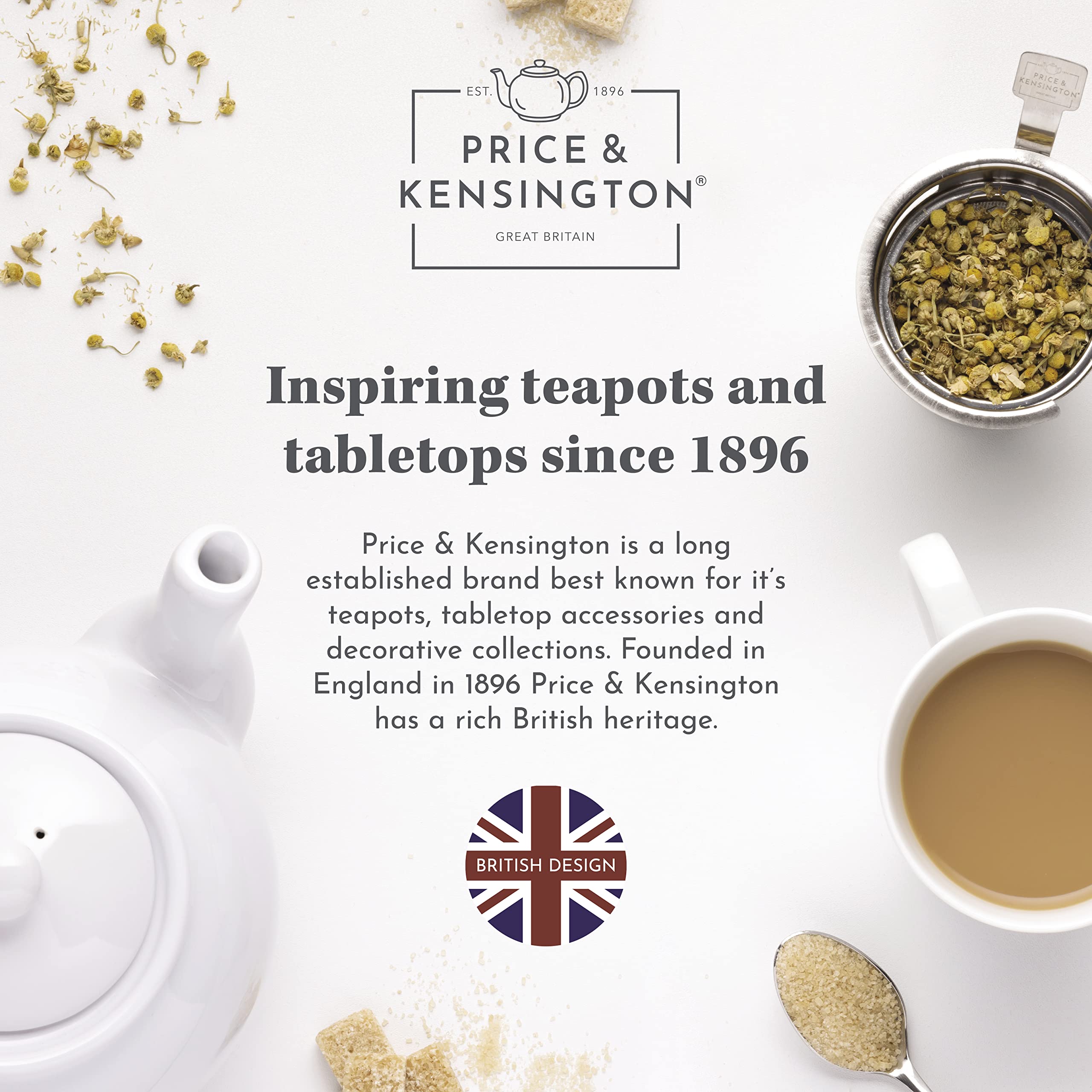 Price & Kensington Stoneware Teapot - 110 cl, 6 Cup Capacity | Sage Green 4