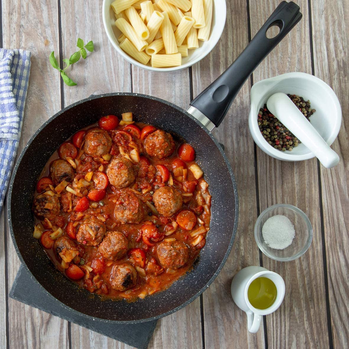 Blackmoor 20cm Non-Stick Frying Pan - Induction, Electric & Gas Hob Compatible | Aluminium 5