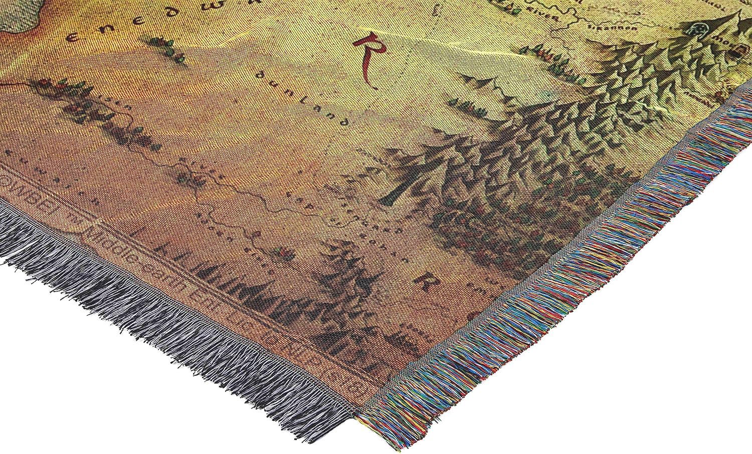 Northwest Lord of The Rings - The Hobbit Woven Tapestry Throw Blanket | 48" x 60" Polyester 4