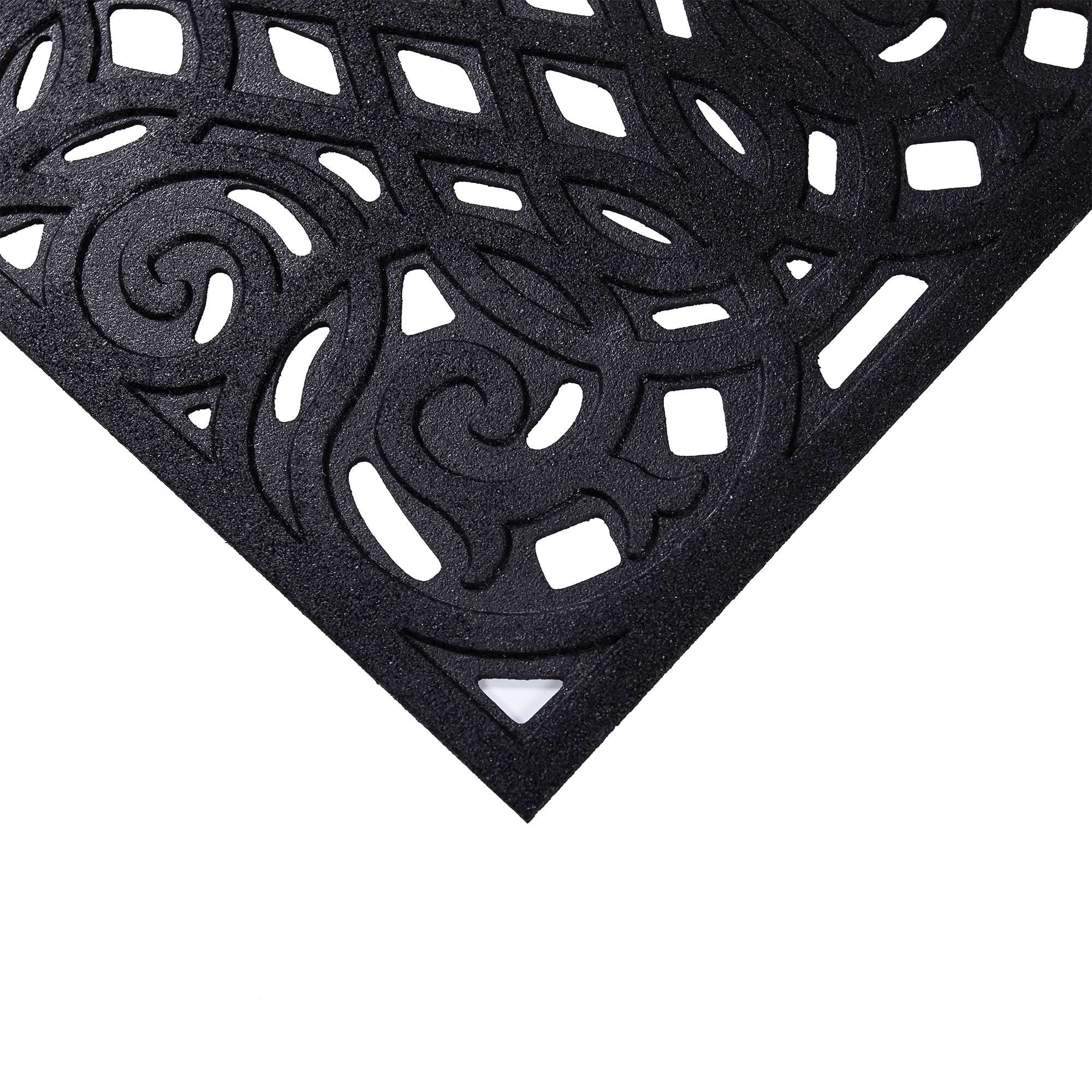 Nicoman Heavy Duty Outdoor Doormat - Recycled Rubber Backing | Non-Slip | 75 x 25 cm 4