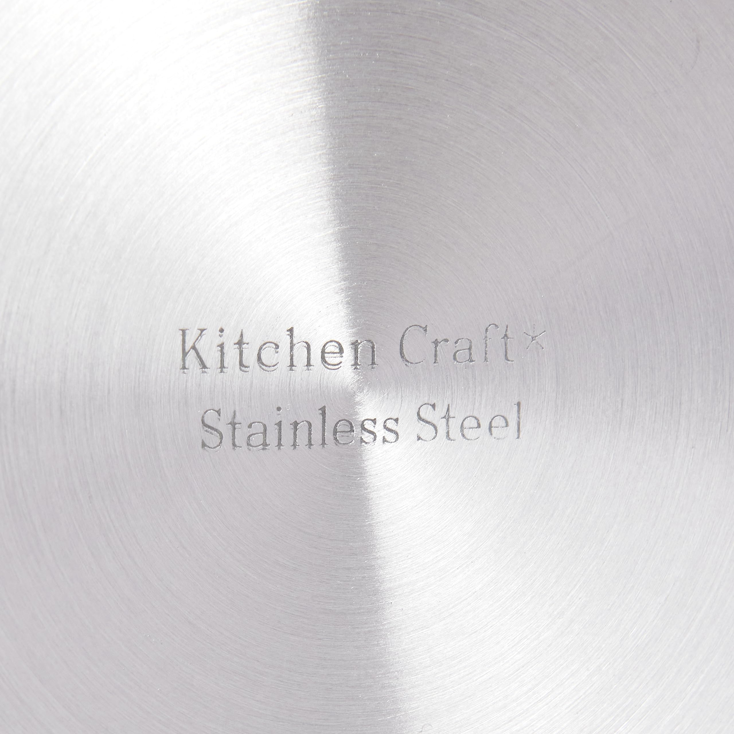 KitchenCraft Stainless Steel Milk Pan with Pouring Lip | 14cm Diameter | Induction Compatible 5