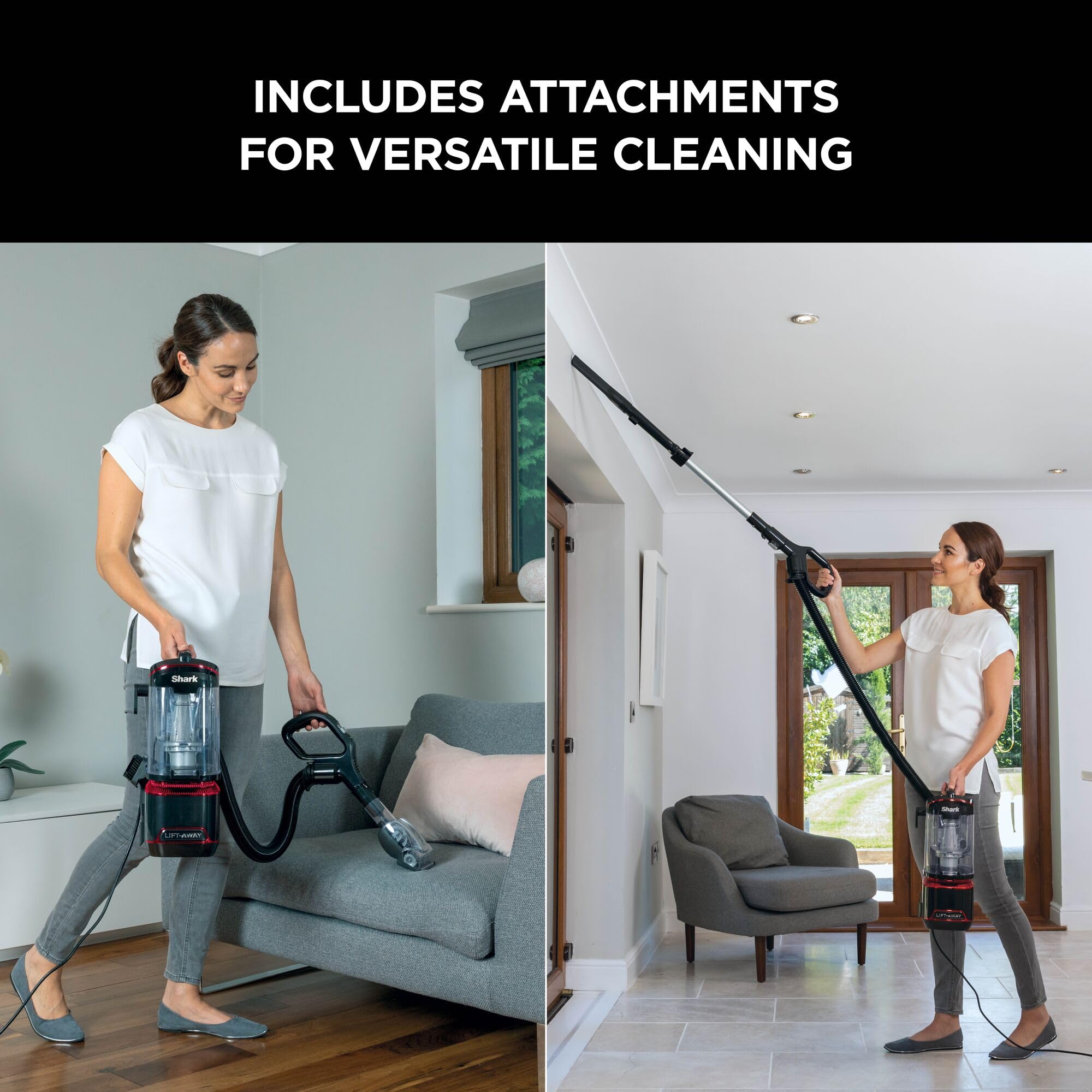 Shark Corded Upright Vacuum Cleaner - Lift-Away Technology | 1.1L Capacity | Pet Tools Included 4