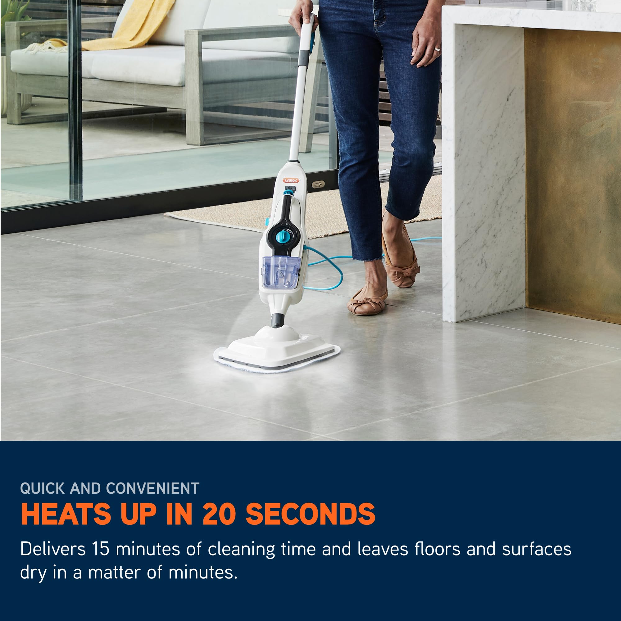 Vax S86-SF-CC Fresh Combi Classic Multifunction Steam Mop | 1600W | 15 Min Runtime 8