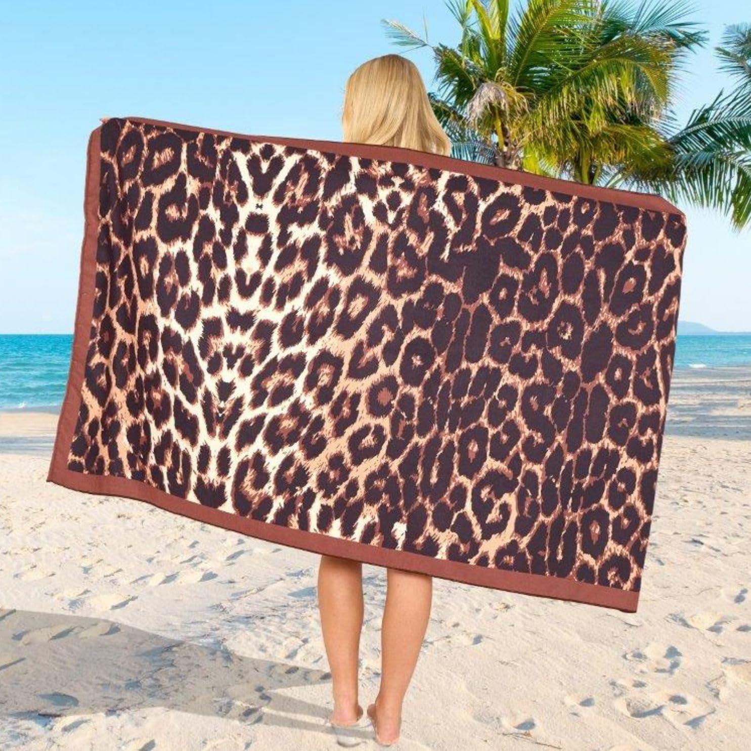GC GAVENO CAVAILIA Extra Large Microfibre Beach Towel - Quick Dry, Sand Free, 180 x 100 cm (1 Piece) 1
