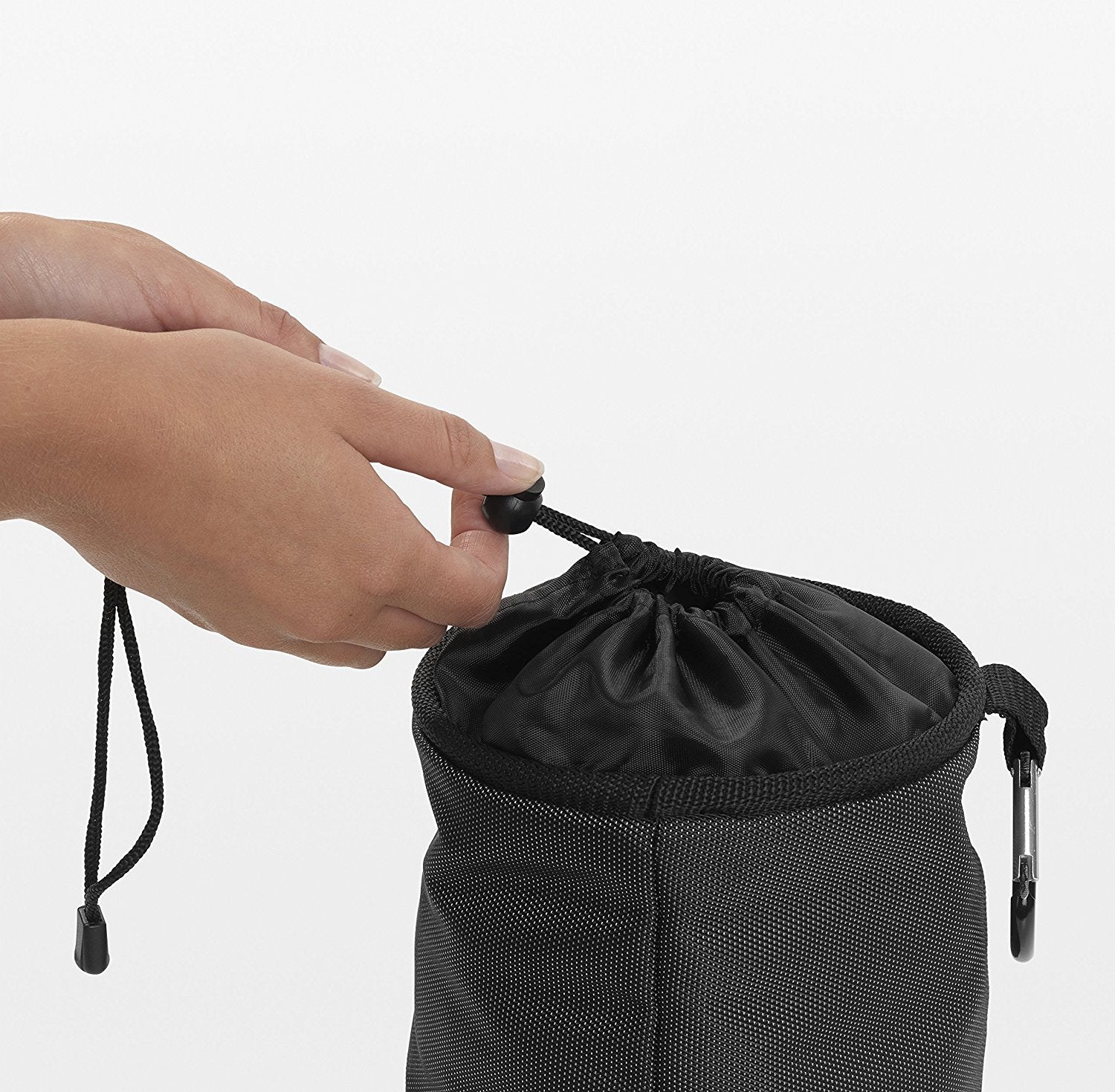 Brabantia Premium Clothes Peg Bag - Holds up to 150 Pegs | Black Polyester | Weather-Resistant 4