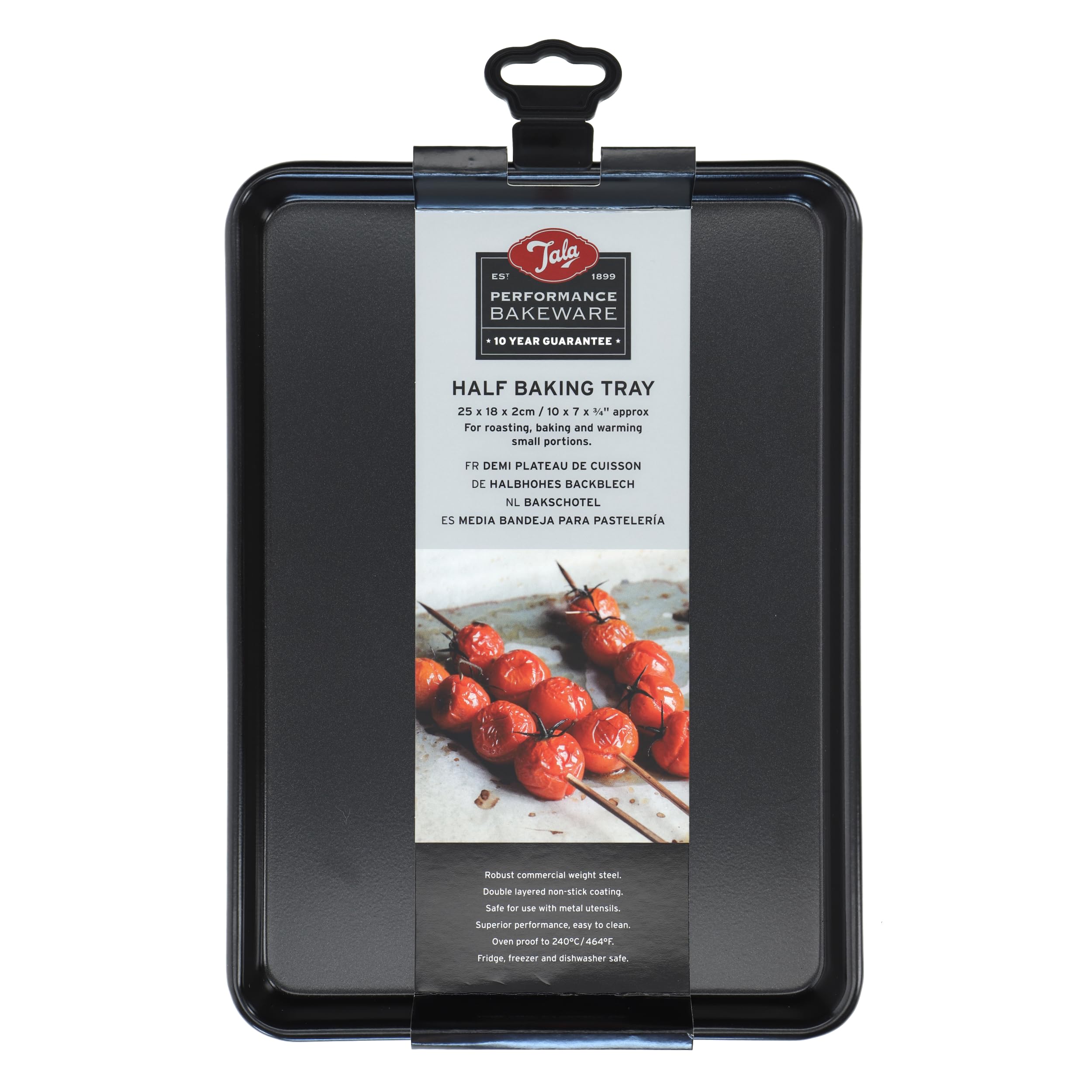 Tala Heavy Weight Carbon Steel Baking Sheet - Non-Stick | Oven Safe | 26.6x19.3 cm 1