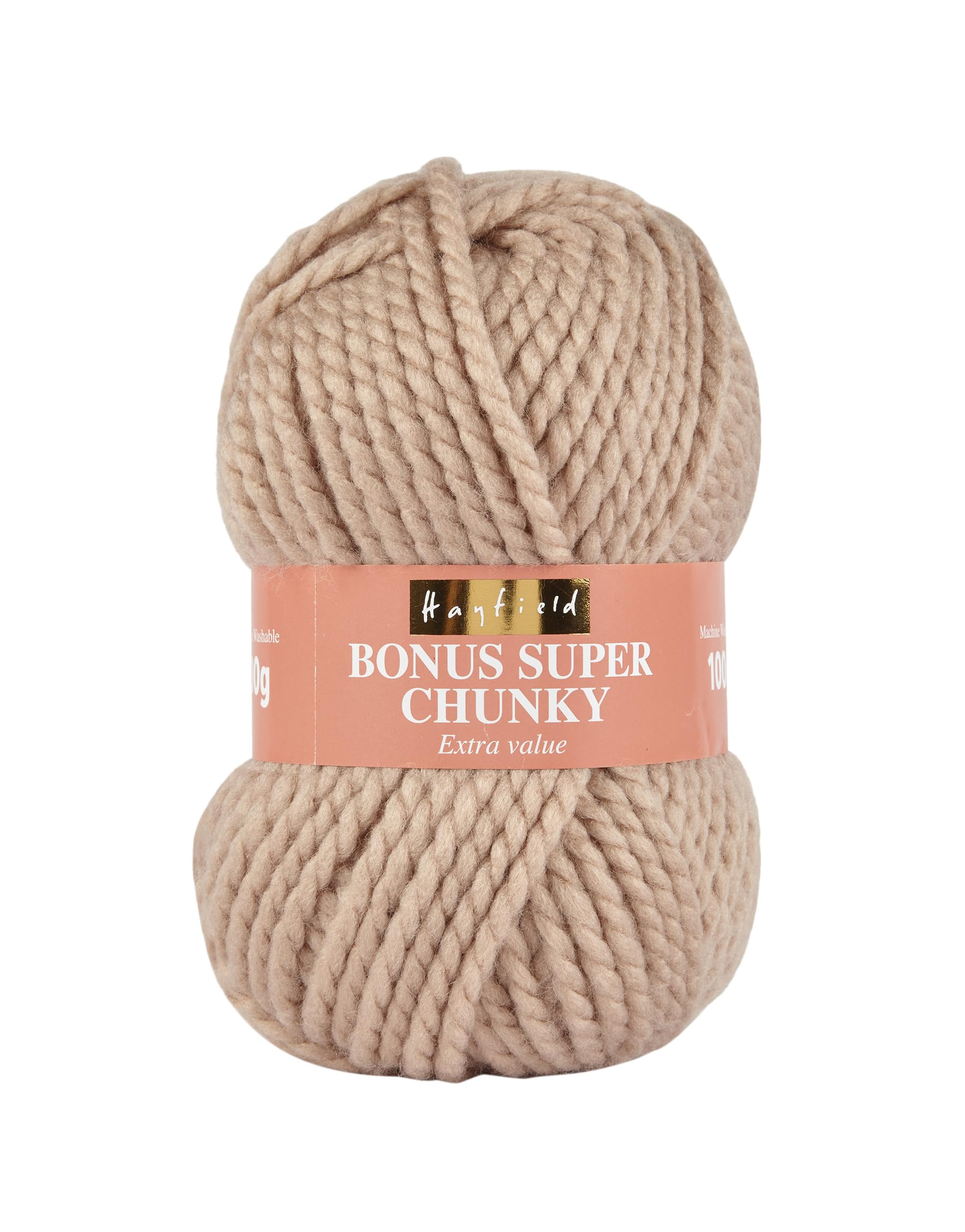 Sirdar Hayfield Bonus Super Chunky Yarn - 100% Acrylic | 100g | Mink (599) 1