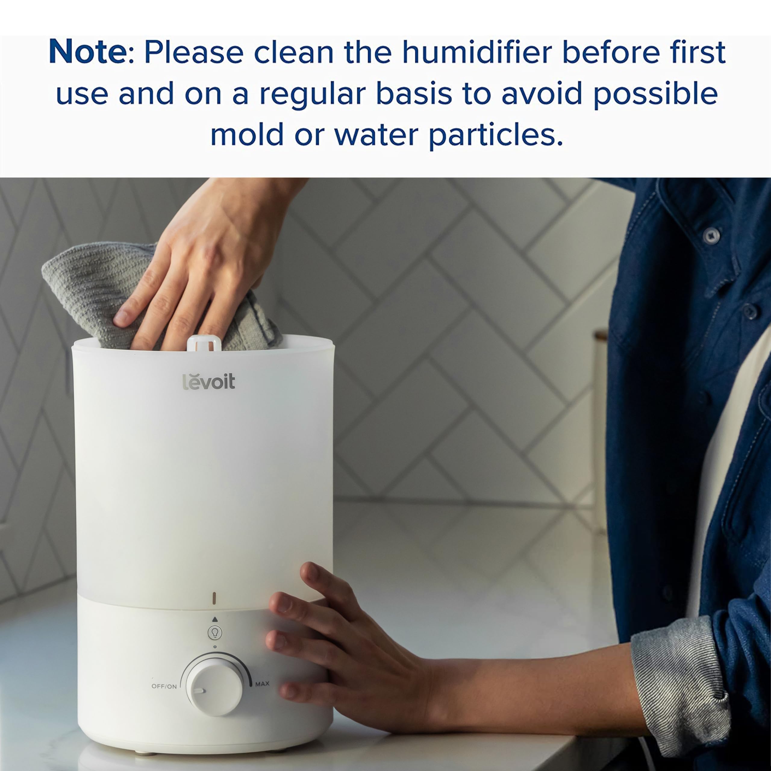 Levoit Dual 150 Humidifier & Diffuser - 3L Tank, 25-Hour Run Time, Ultra-Quiet Operation 9