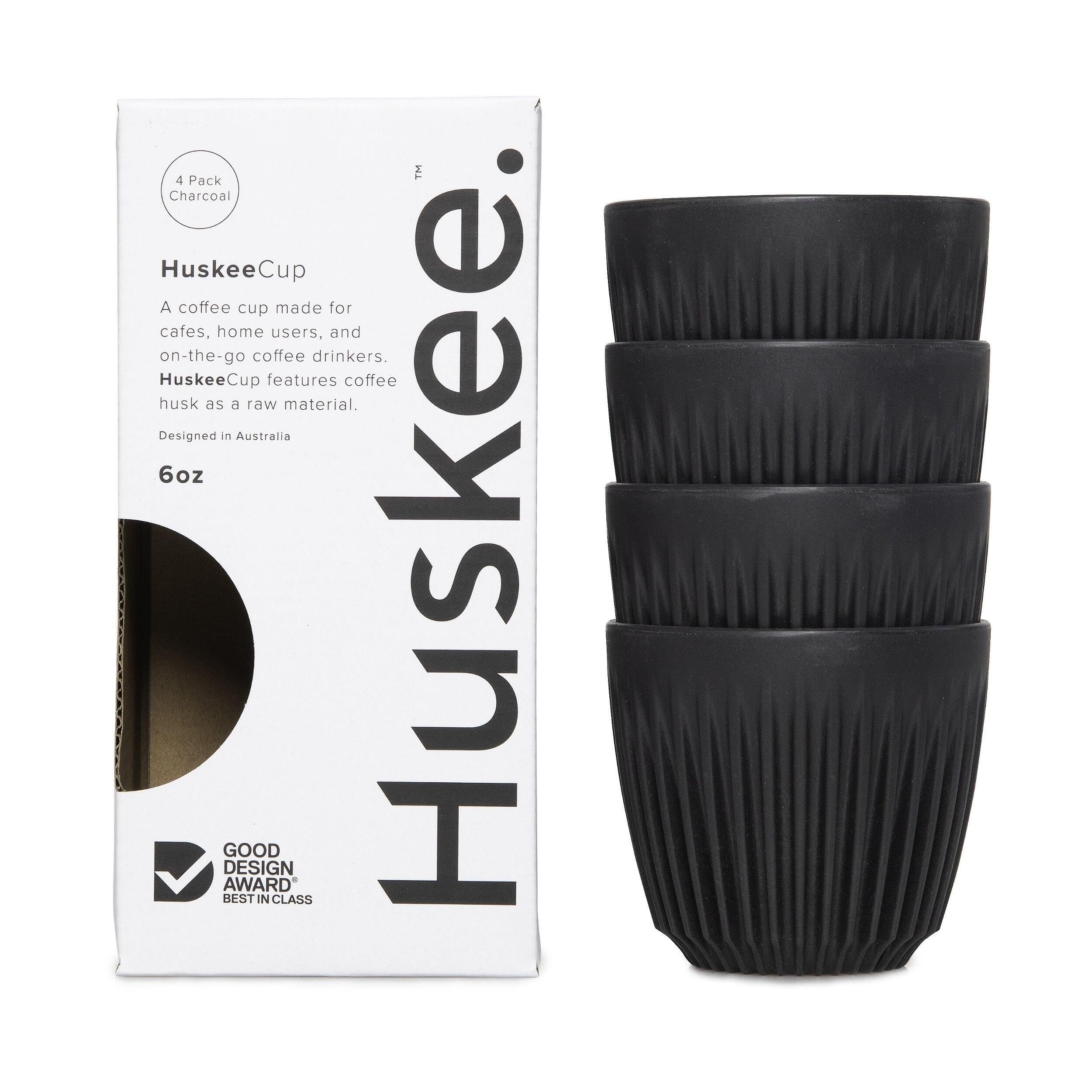 Huskee - HuskeeCup Reusable Coffee Cup | 8oz | Natural | Break Resistant | 4 Pack 2