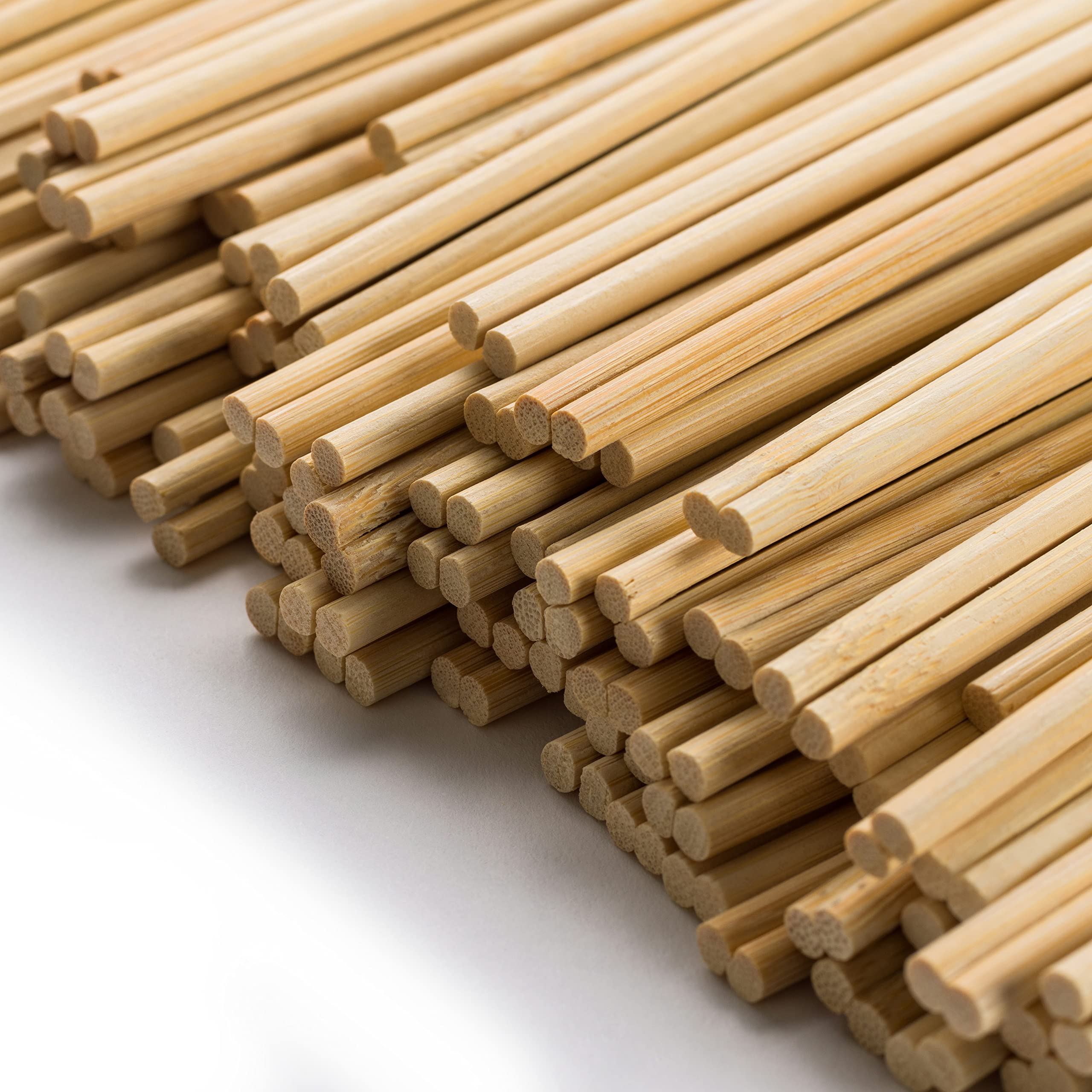 Ken Chiku Tensoge Bamboo Chopsticks - 21cm Length, 4.5mm Thickness | 100 Pairs | Sustainable 3
