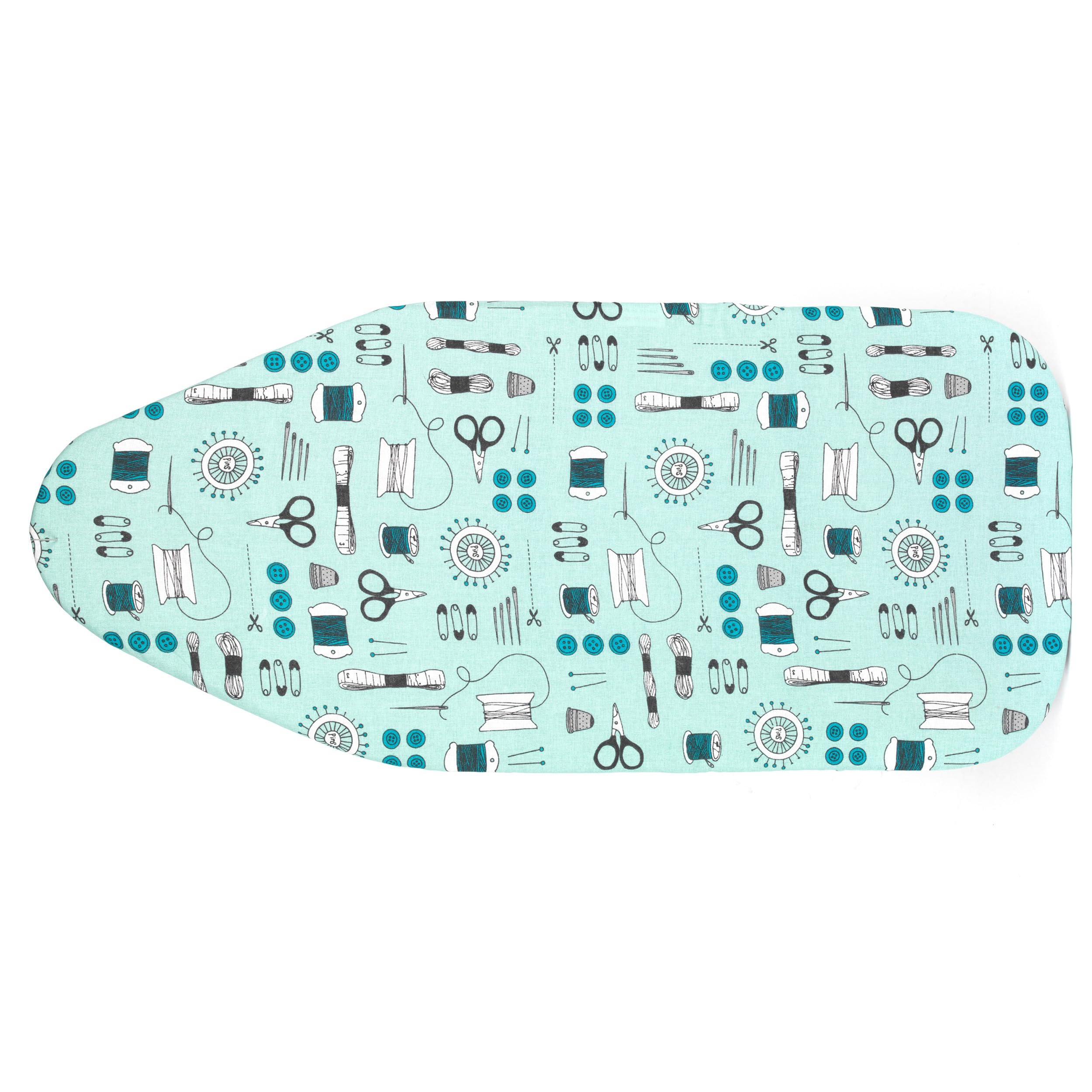 Beldray Tabletop Ironing Board - 73x31cm, Sewing Print, 100% Cotton Cover, Foldable Legs 5