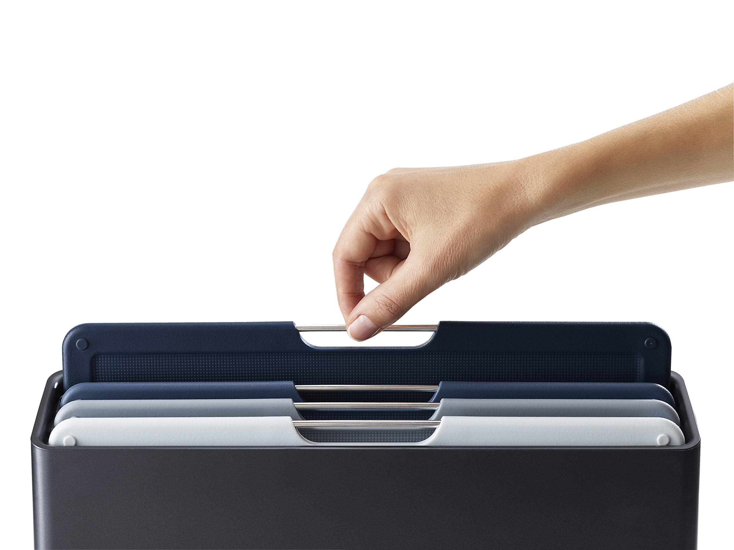 Joseph Joseph Folio 4-Piece Colour Coded Chopping Board Set with Slimline Case | BPA Free 4