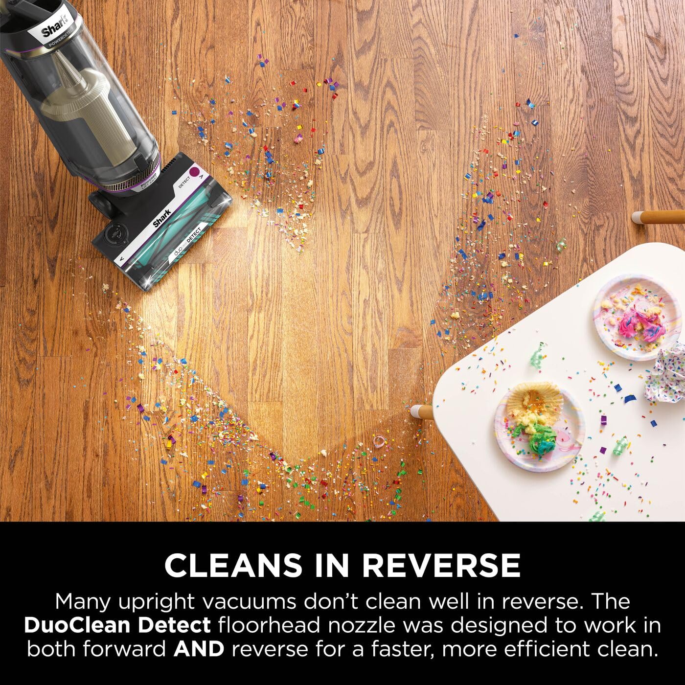 Shark PowerDetect Corded Upright Vacuum Cleaner AZ3900UKTBK | DuoClean Detect | Anti Hair Wrap Plus | 1.3L 3