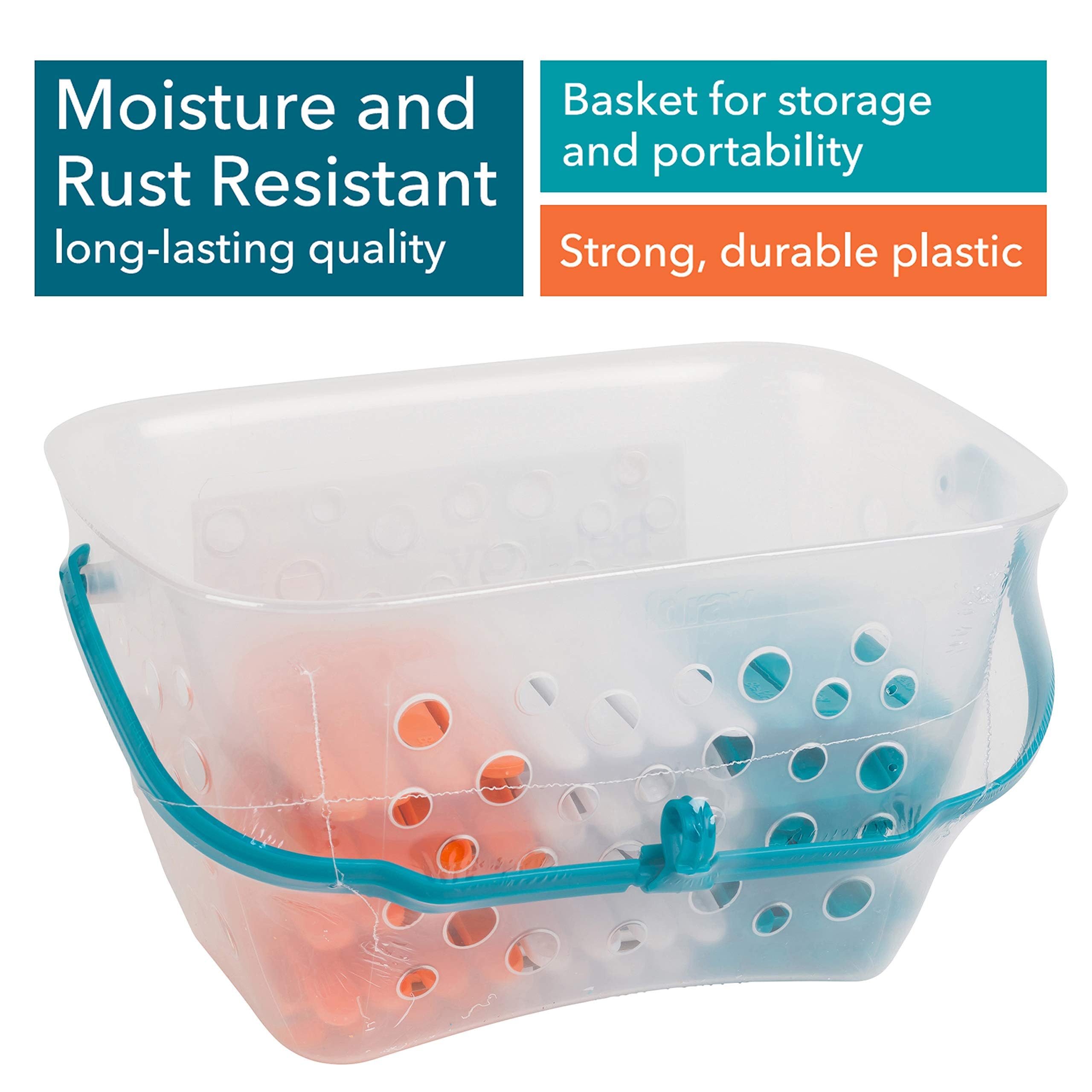 Beldray LA028297TQ Ultra Grip Rust Resistant Clothes Pegs - 48 Pack, Assorted Colours 7