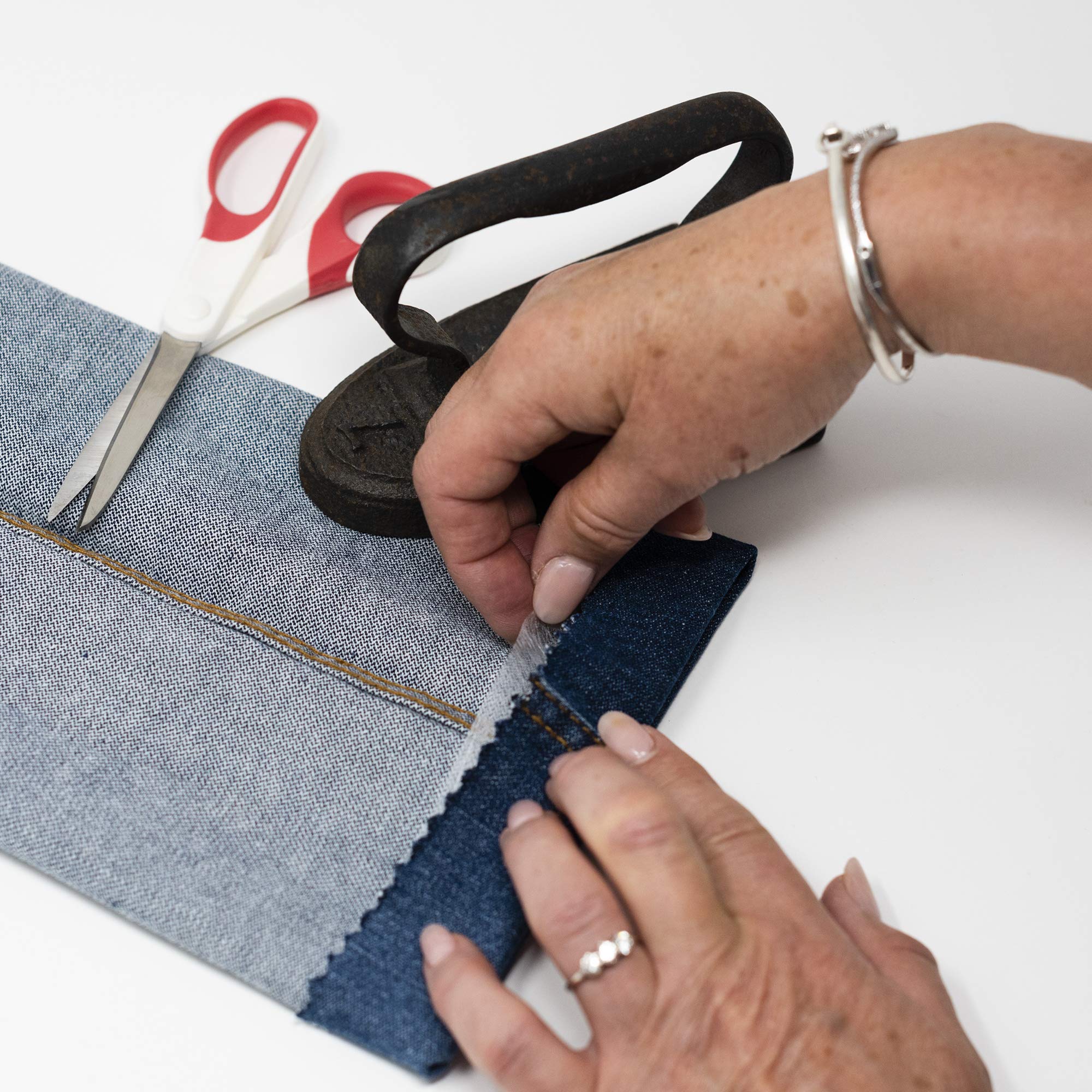 KORBOND Hemming Web - Iron On Hem Tape for Fabric Bonding | 10m x 2cm | White 8