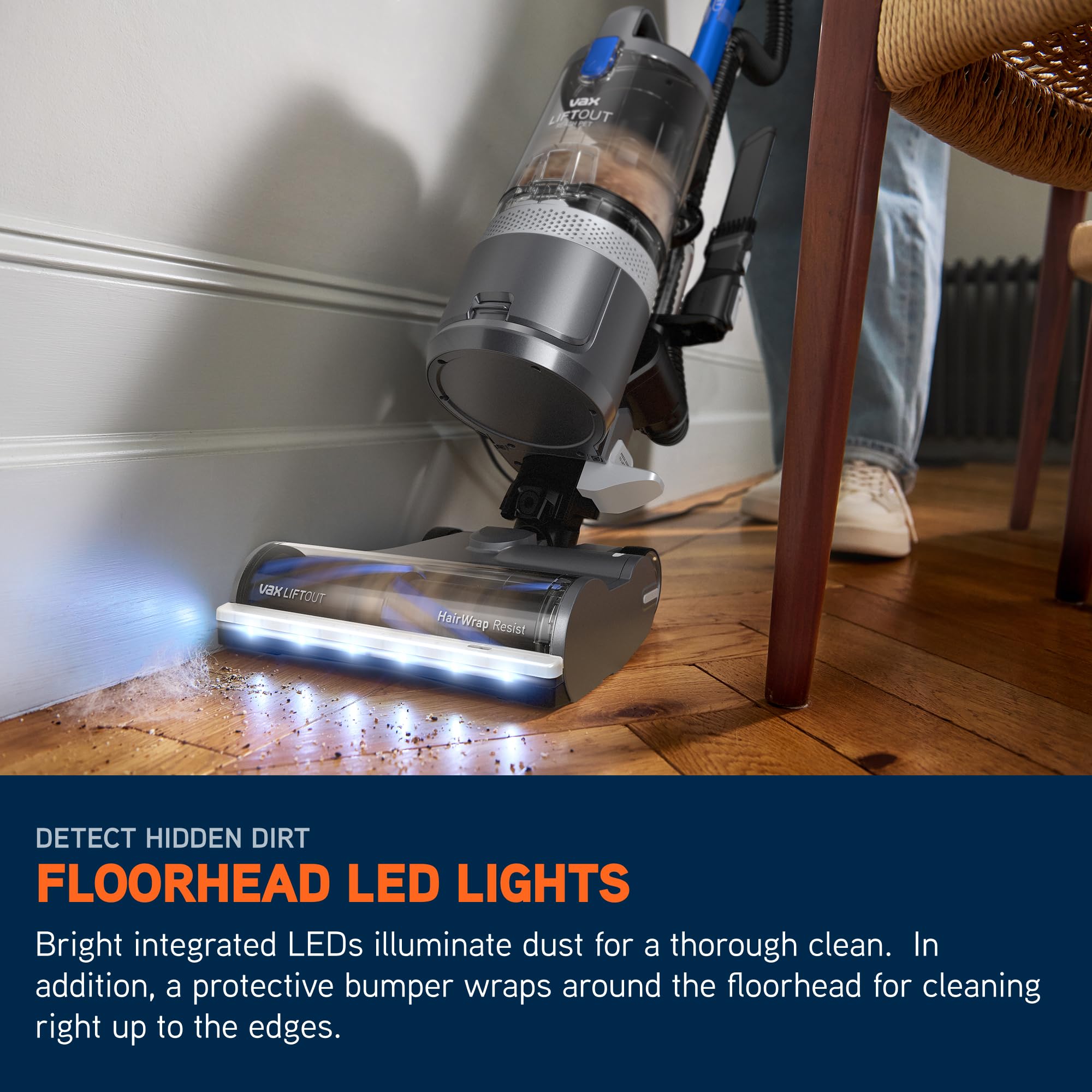 Vax LiftOut Reach Pet Corded Upright Bagless Vacuum Cleaner - 600W, 6.4kg, 2L Capacity 9