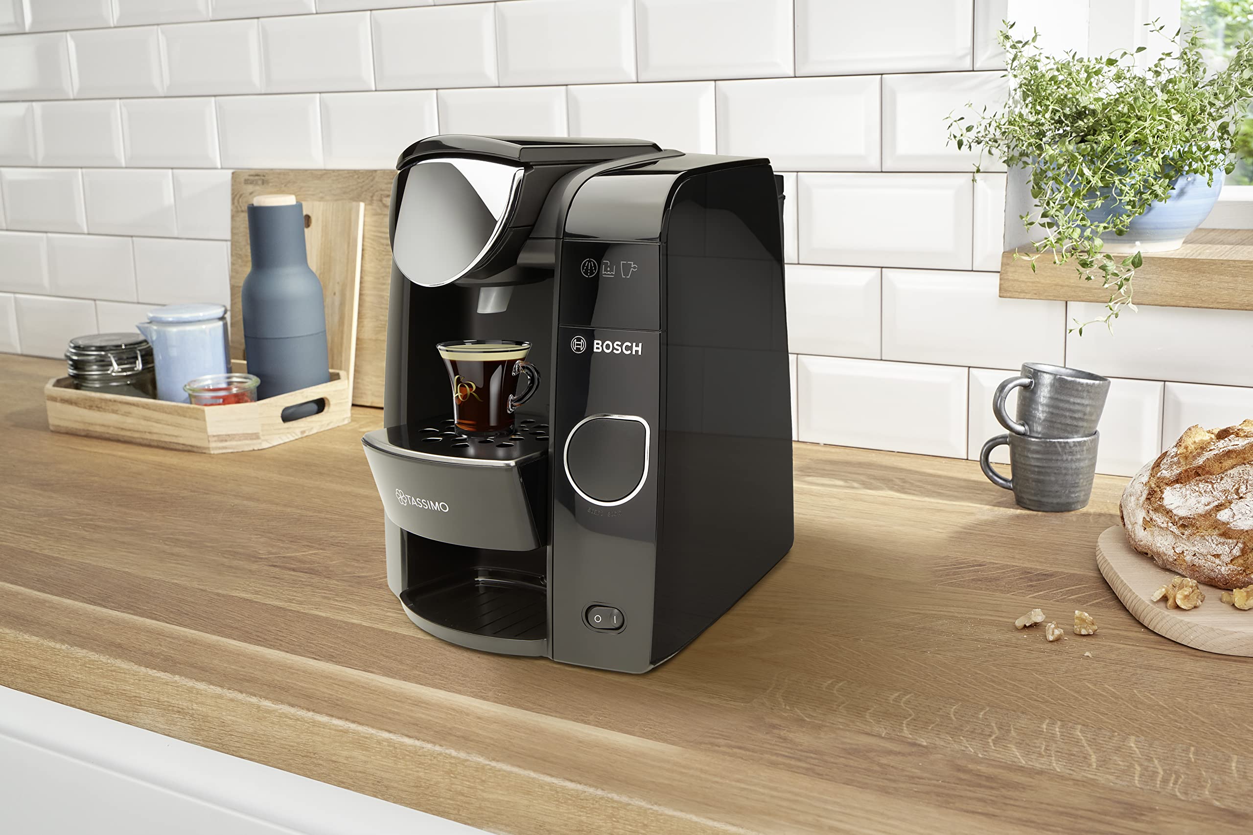 Tassimo by Bosch Joy TAS4502NGB Single Serve Coffee Machine - 1300W, 1.4L Tank, Black 9