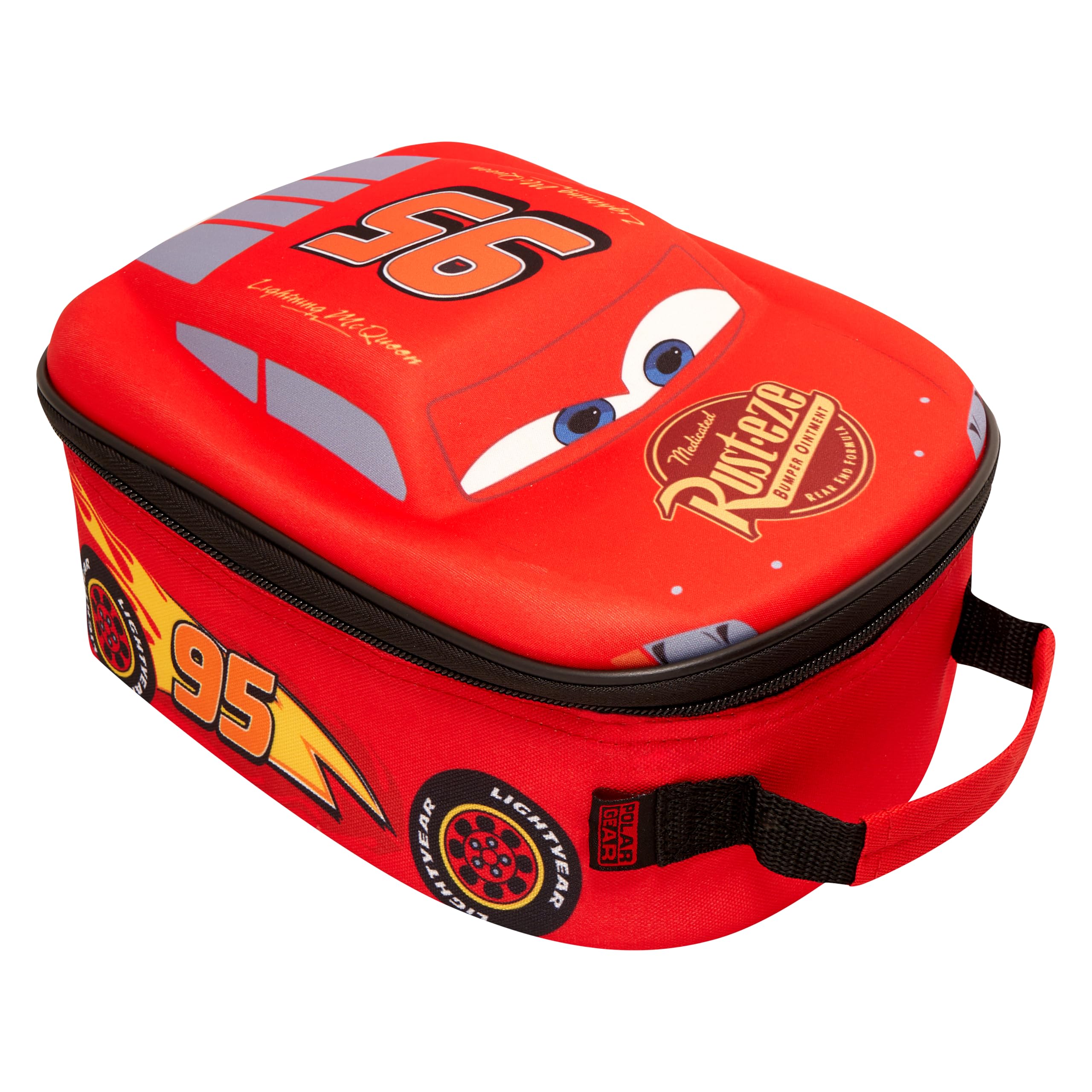 Disney Cars Insulated Kids Lunch Bag by Polar Gear | PEVA Lined | 25x18x13cm 2
