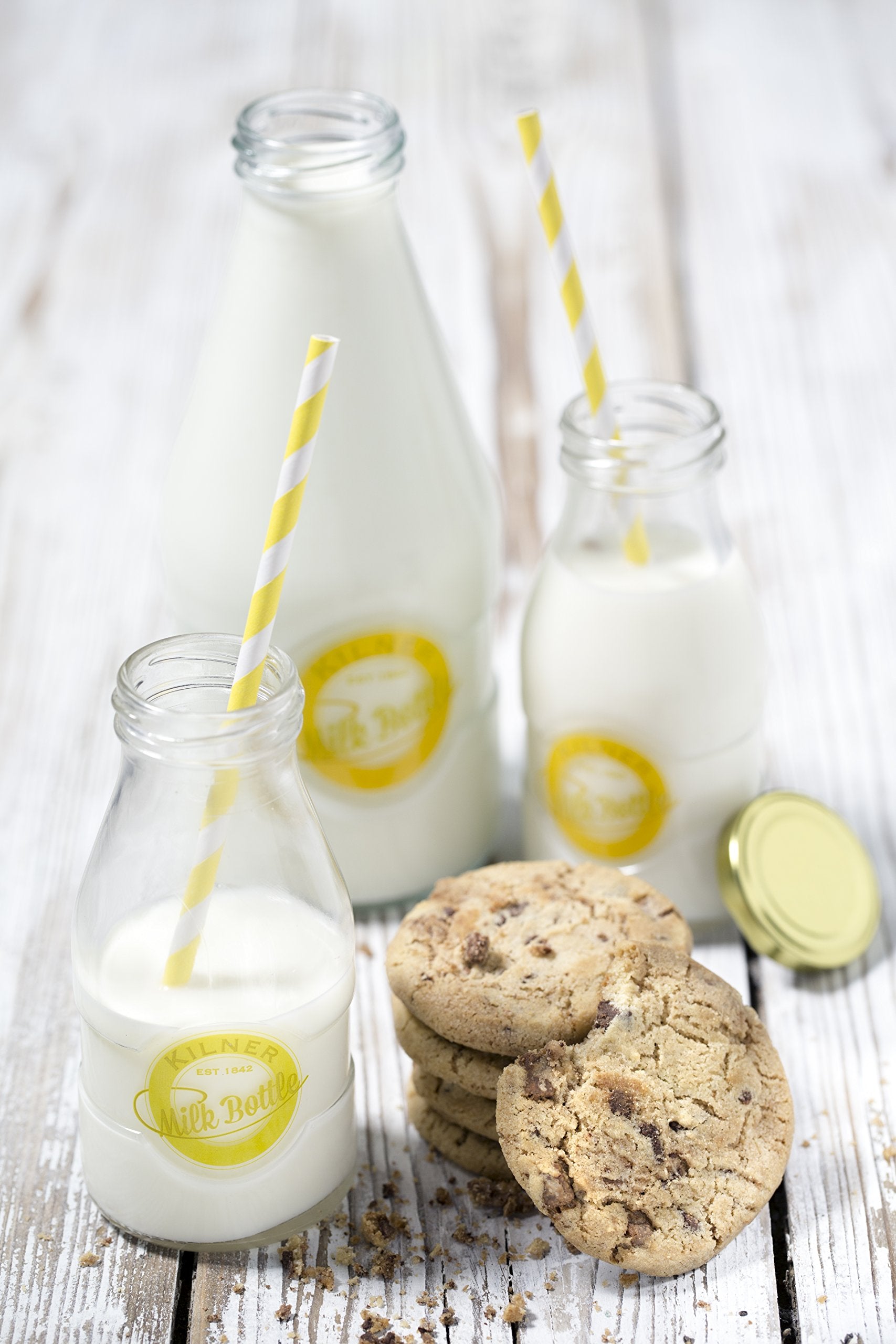 Kilner Traditional Milk Bottle - 1 Pint / 568ml Capacity | Retro Logo | Glass 3
