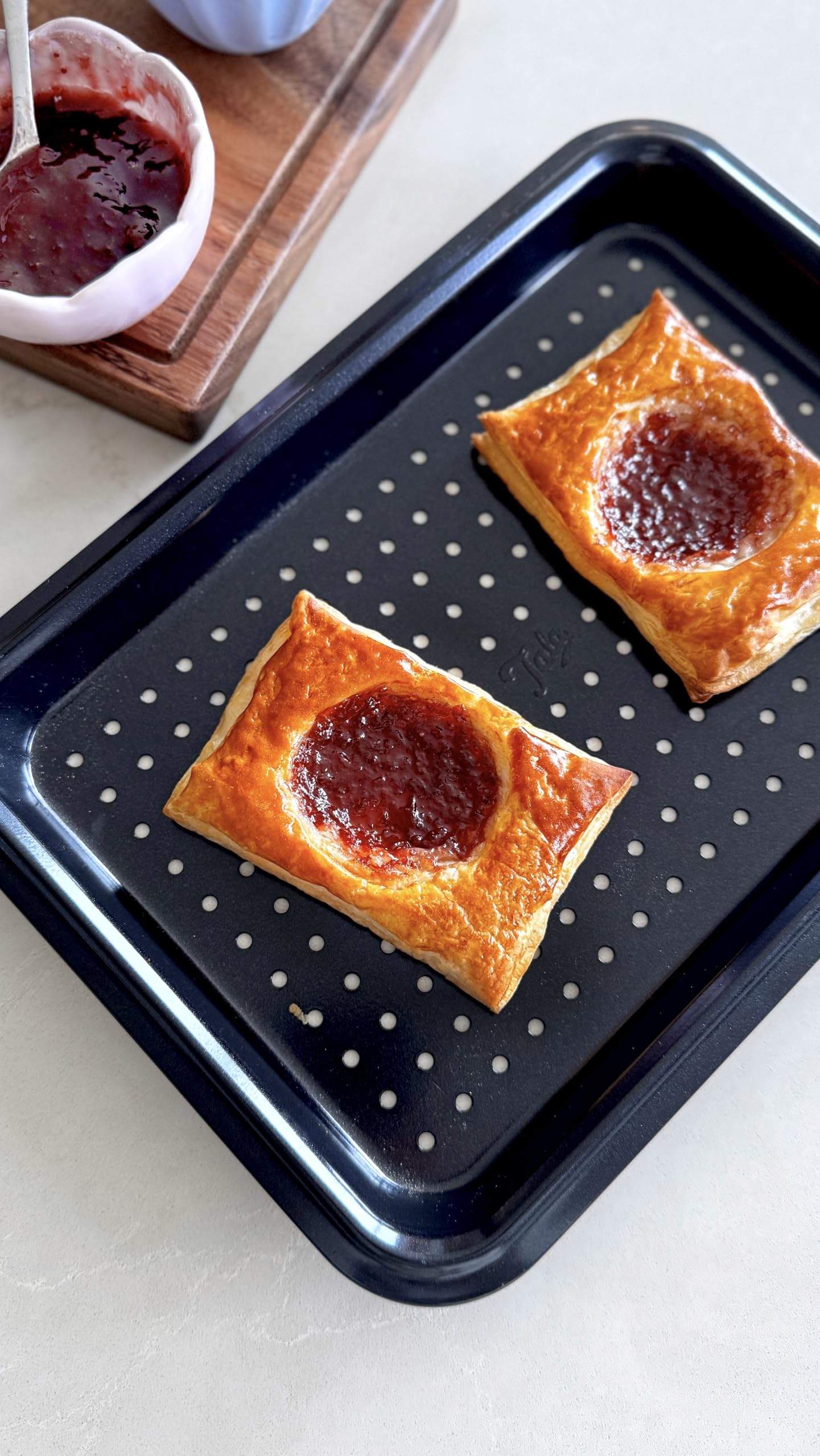 Tala Performance Crisper Baking Tray - Perforated Non-Stick for Even Cooking | 27 x 39 x 2 cm 8