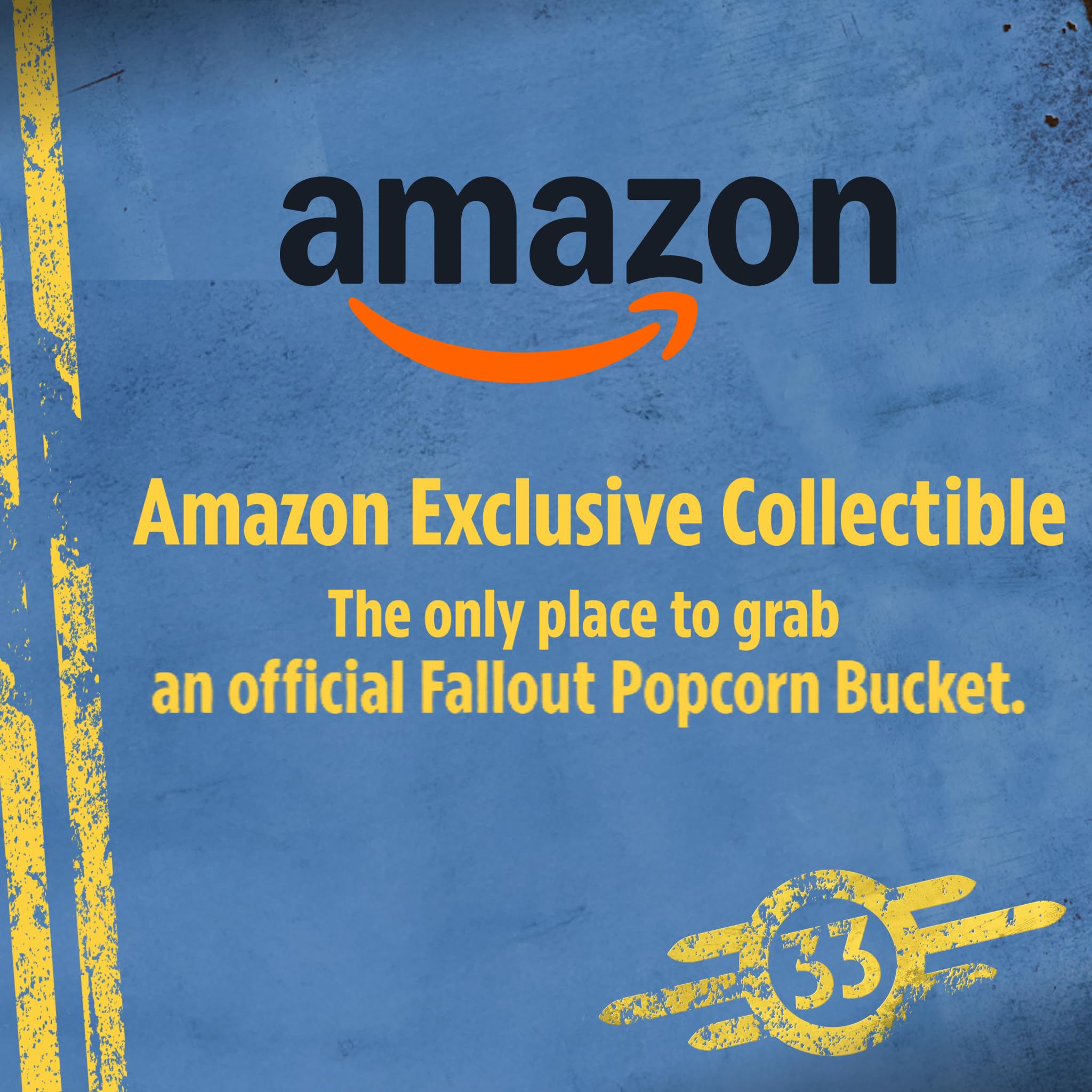 Numskull Fallout TV Series Collectible Popcorn Bucket Tin Storage Box | 210x210x260mm 3