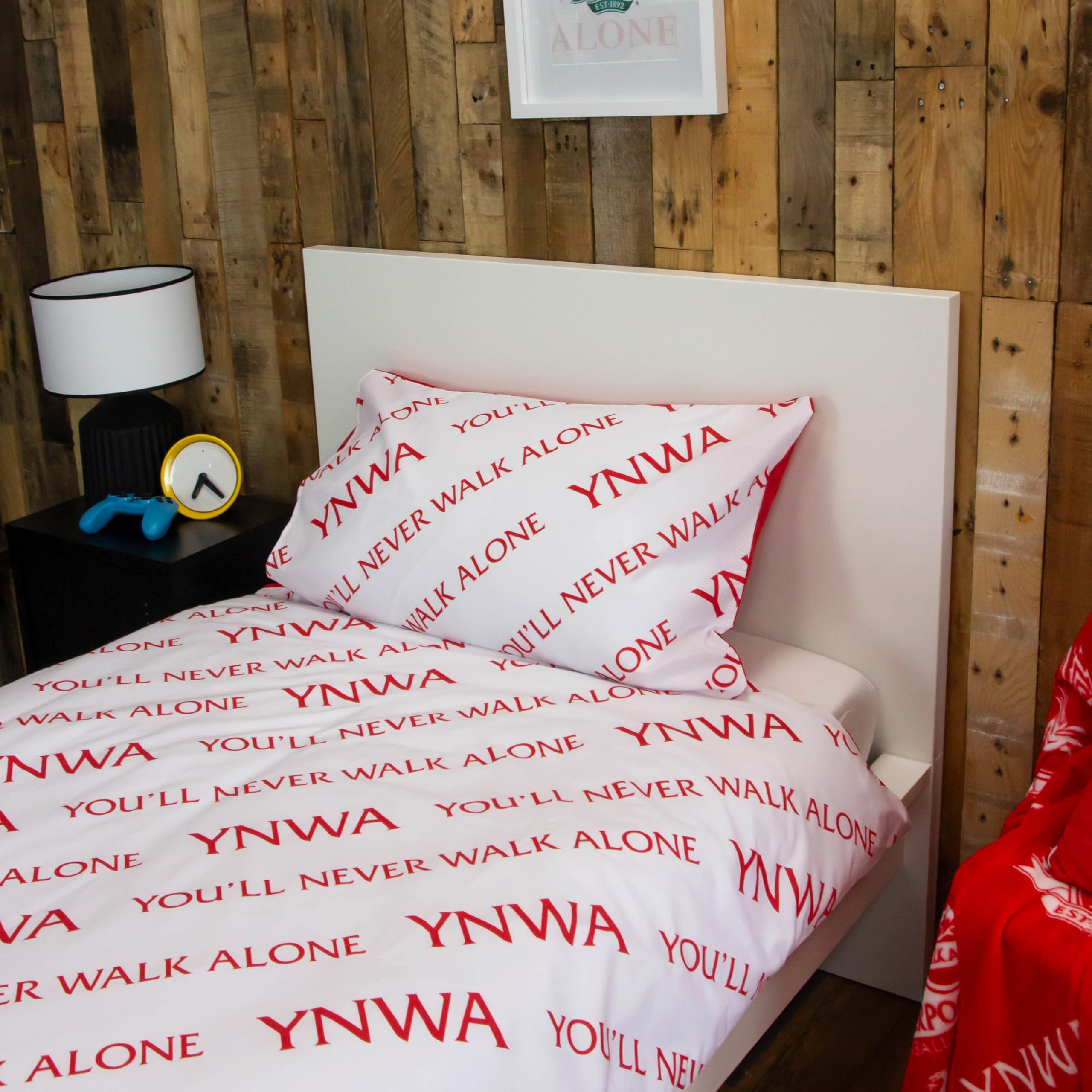 Liverpool F.C. Character World Tone Design Single Duvet Cover Set | Reversible | Polycotton 7