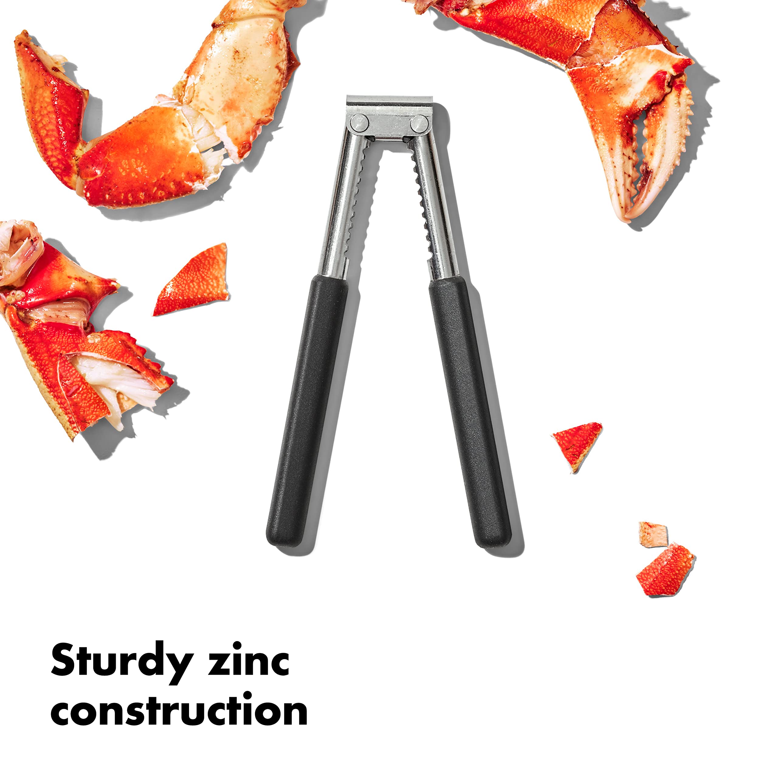 OXO Good Grips Stainless Steel Nut & Seafood Cracker | Ergonomic, Non-Slip Handles 4