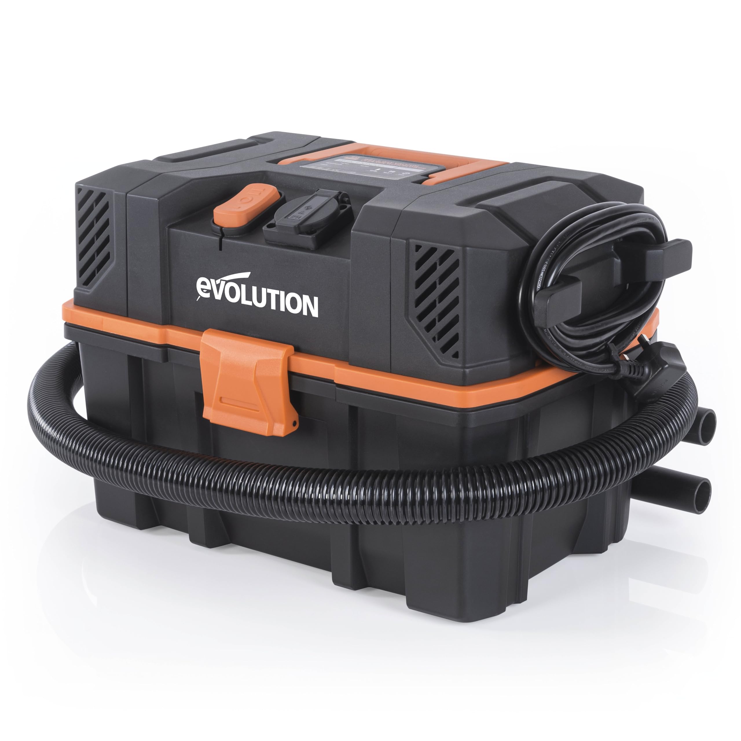 Evolution Power Tools R15VAC Wet-Dry Vacuum Cleaner | 1000W | 42.5L/S Suction | Orange 2
