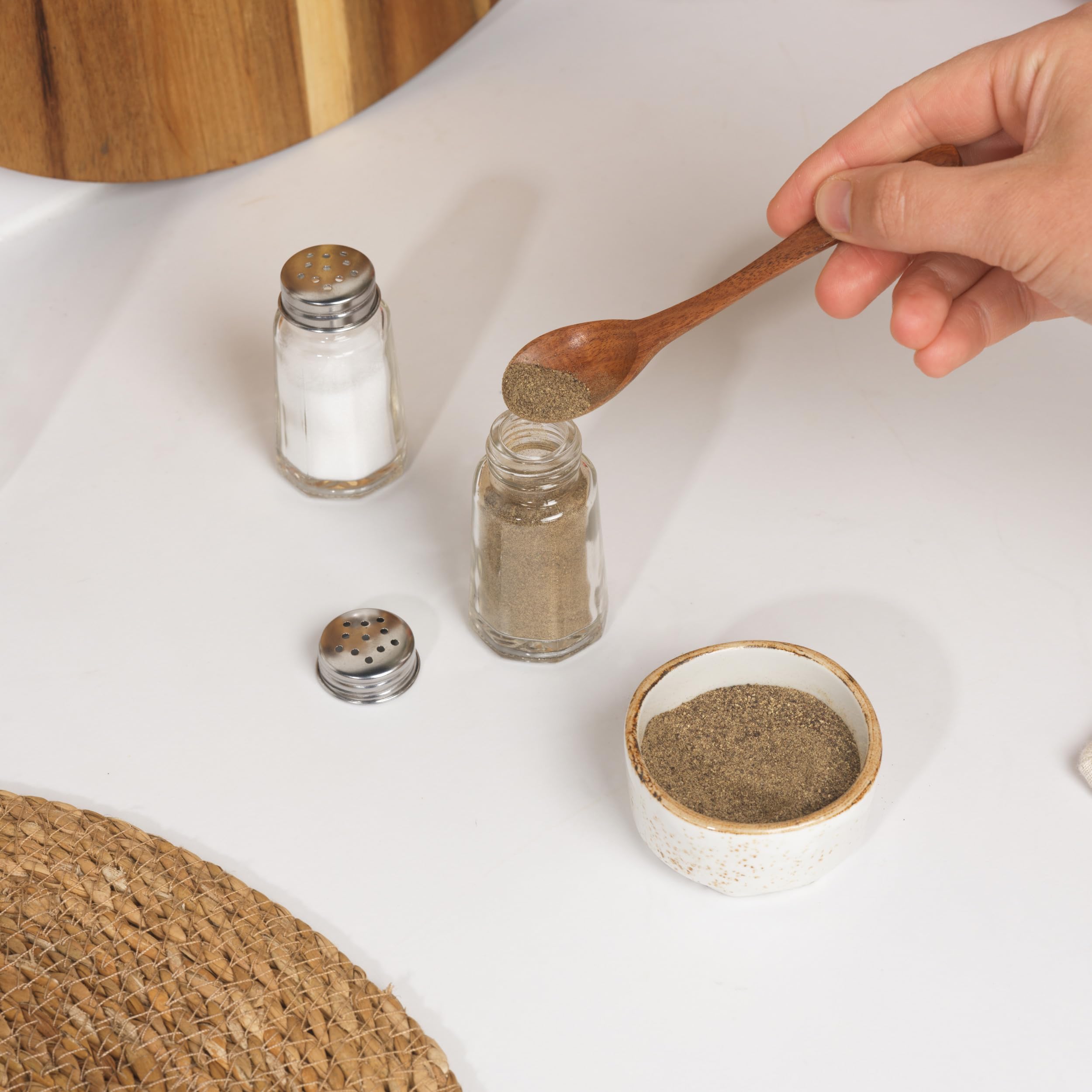 Salter 750 CLXR Salt & Pepper Shakers - Set of 2, Compact Classic Seasoning Mills, Glass 5