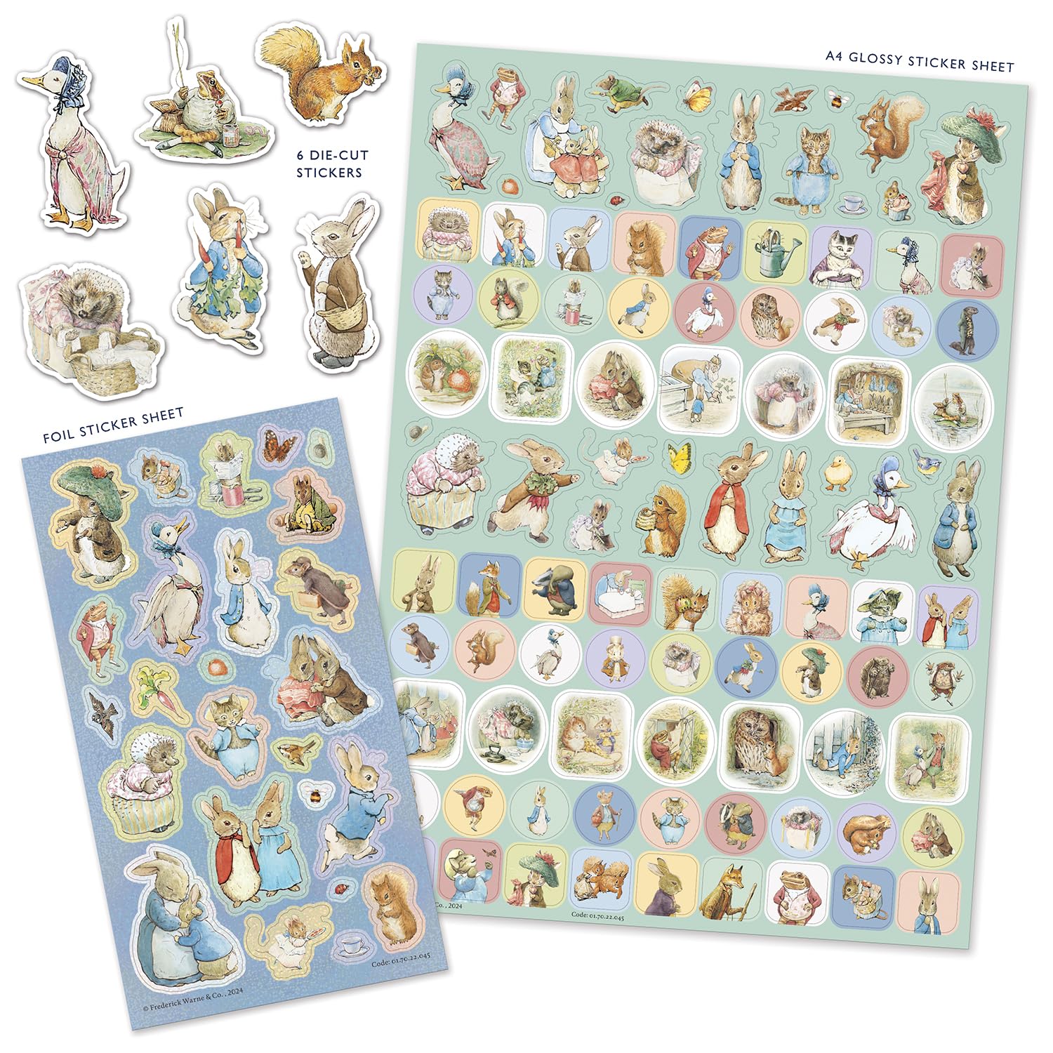 Paper Projects Peter Rabbit Mega Sticker Collection | Foil, Sheet & Die-Cut Stickers for Scrapbooking 3