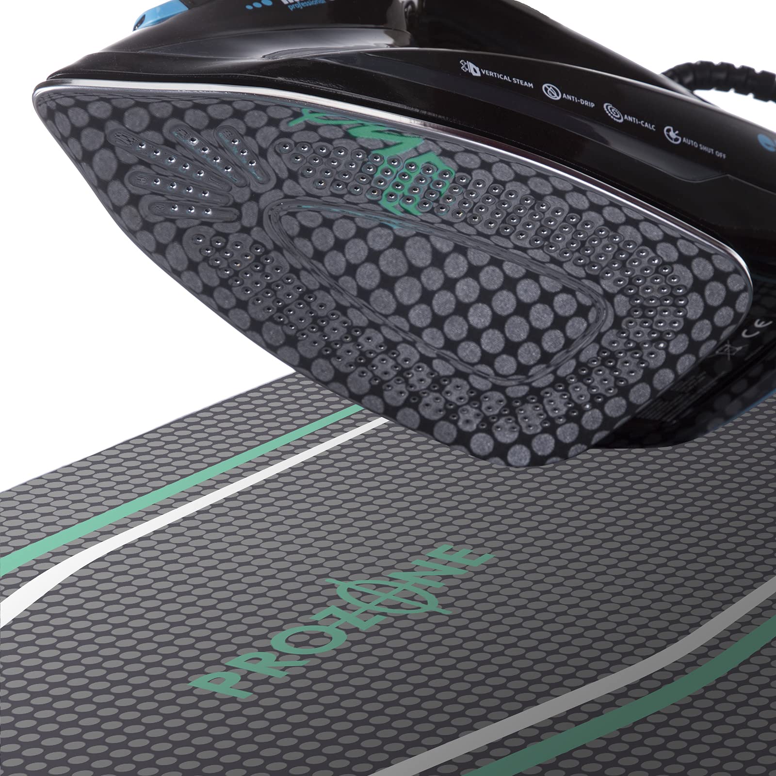 Minky Ergo Prozone Ironing Board - 122 x 38cm Size | Ergo Rest | Flex Guide 6