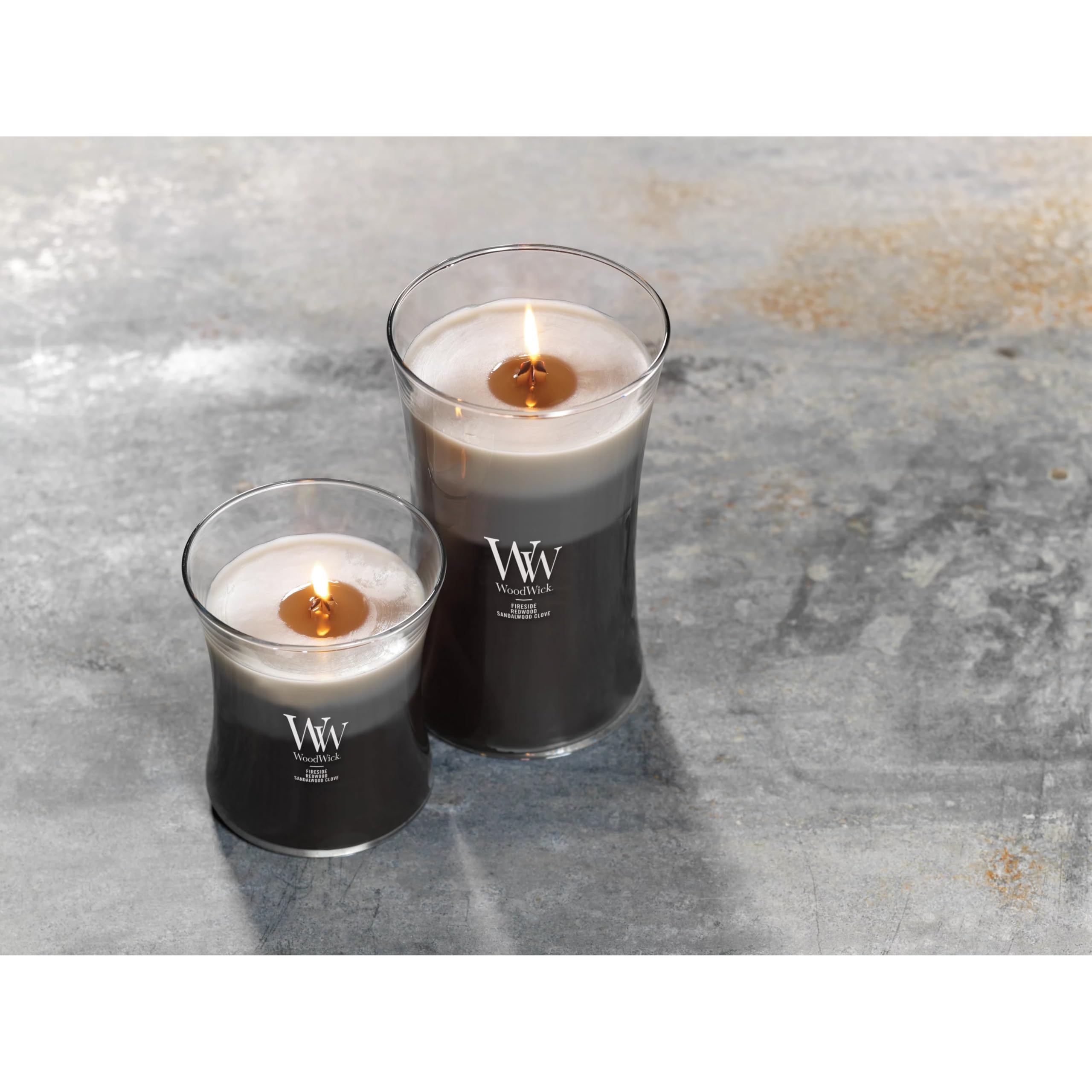 WoodWick Large Hourglass Trilogy Candle - Warm Woods Scent Collection | Up to 130 Hours Burn Time 5