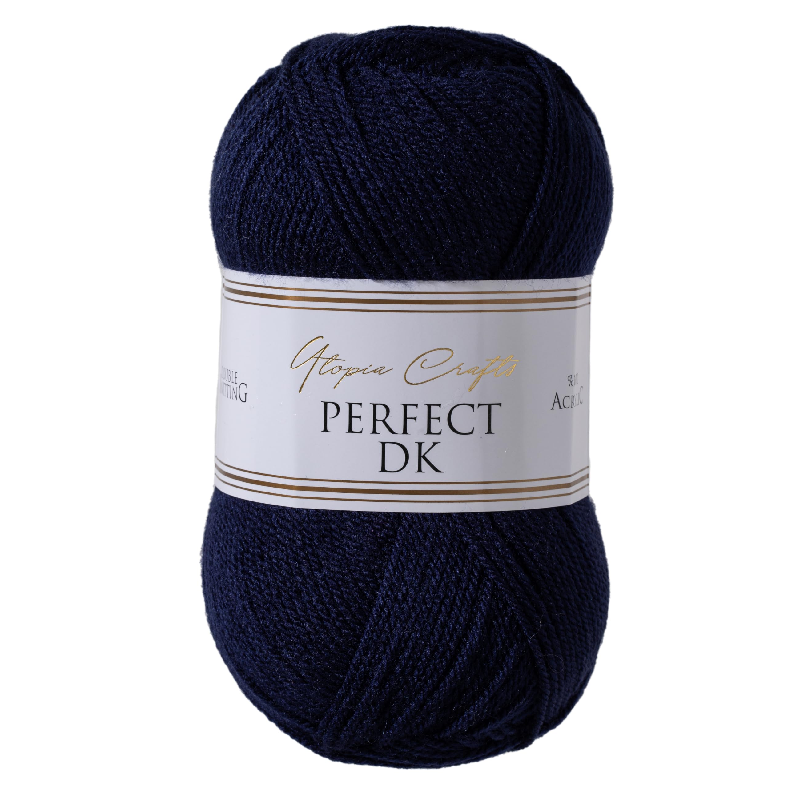 Utopia Crafts DK Double Knitting Yarn - 100g Navy Blue | 100% Acrylic | Oeko-Tex Certified 1