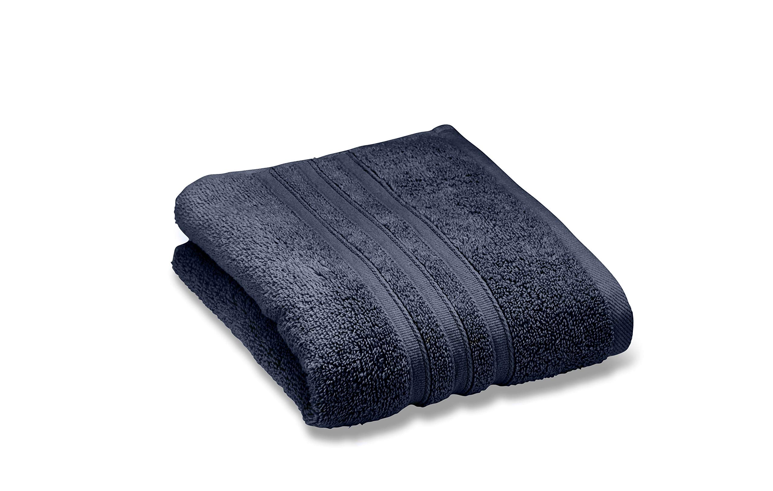 Catherine Lansfield Zero Twist Cotton Hand Towel - 50x85cm | Navy Blue | OEKO-TEX Certified 5