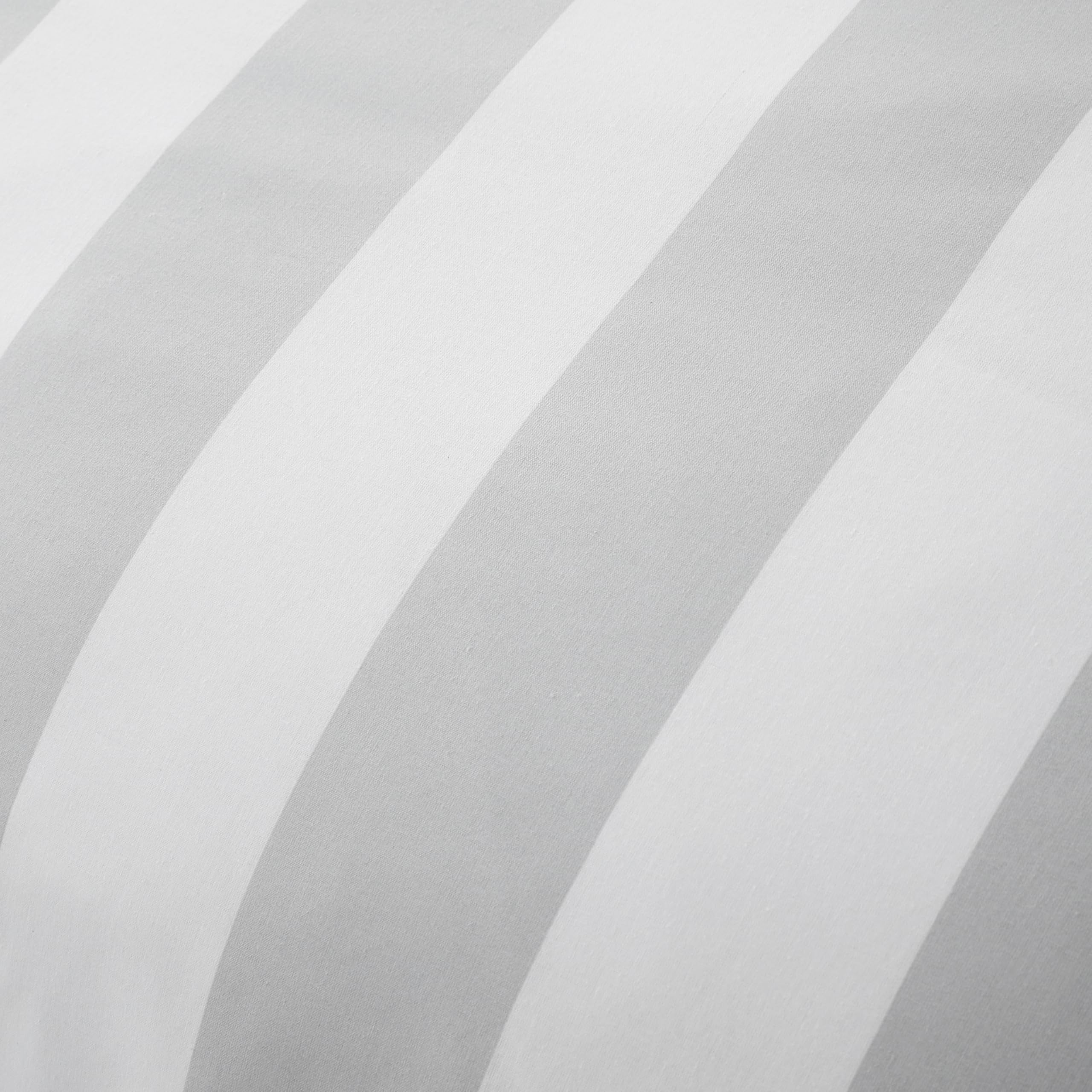 Catherine Lansfield Cove Stripe Reversible Double Duvet Cover Set | Silver | 52% Polyester 48% Cotton 5