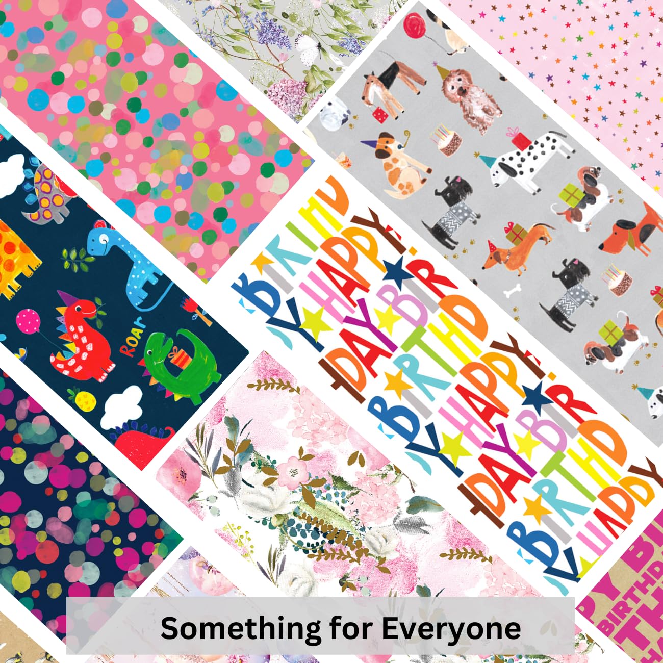 Glick Happy Birthday Kraft Tissue Paper - 4 Sheets | 500mm x 750mm | Luxury Gift Wrap 7