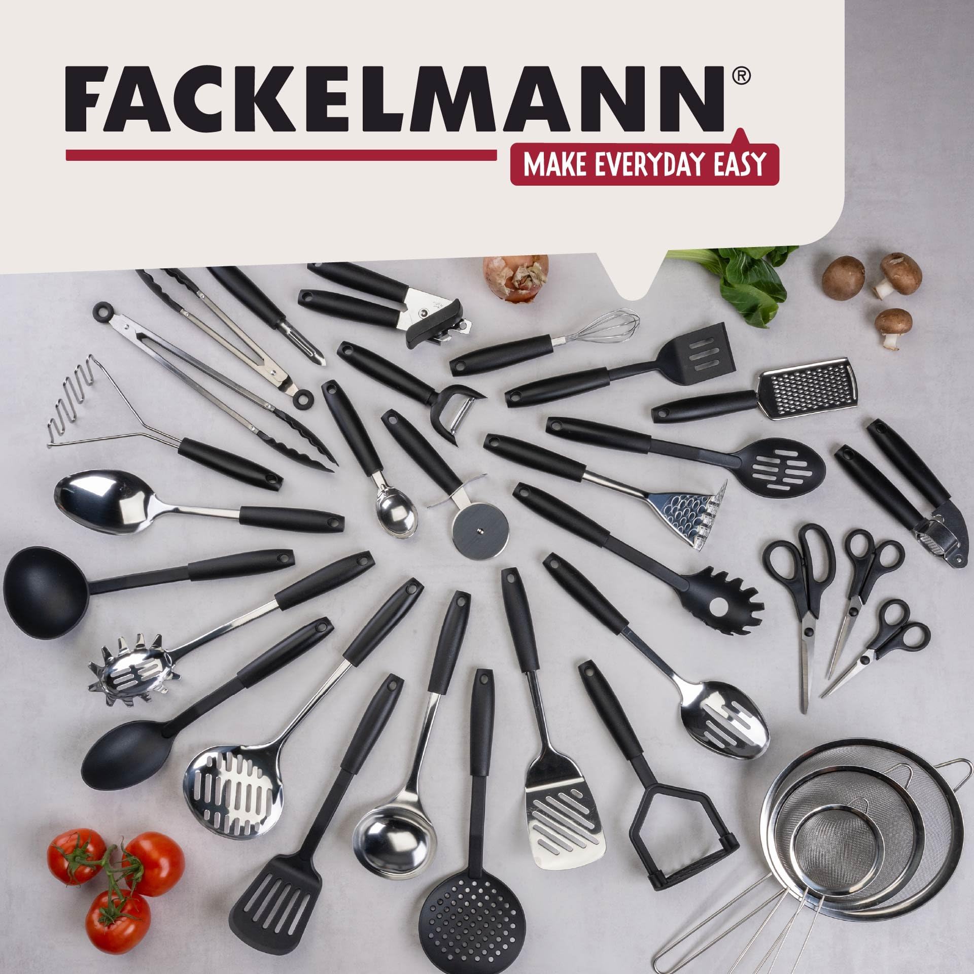 Fackelmann Initial Sieve - 15.5cm Medium Stainless Steel Strainer with Fine Mesh and Long Handle 6