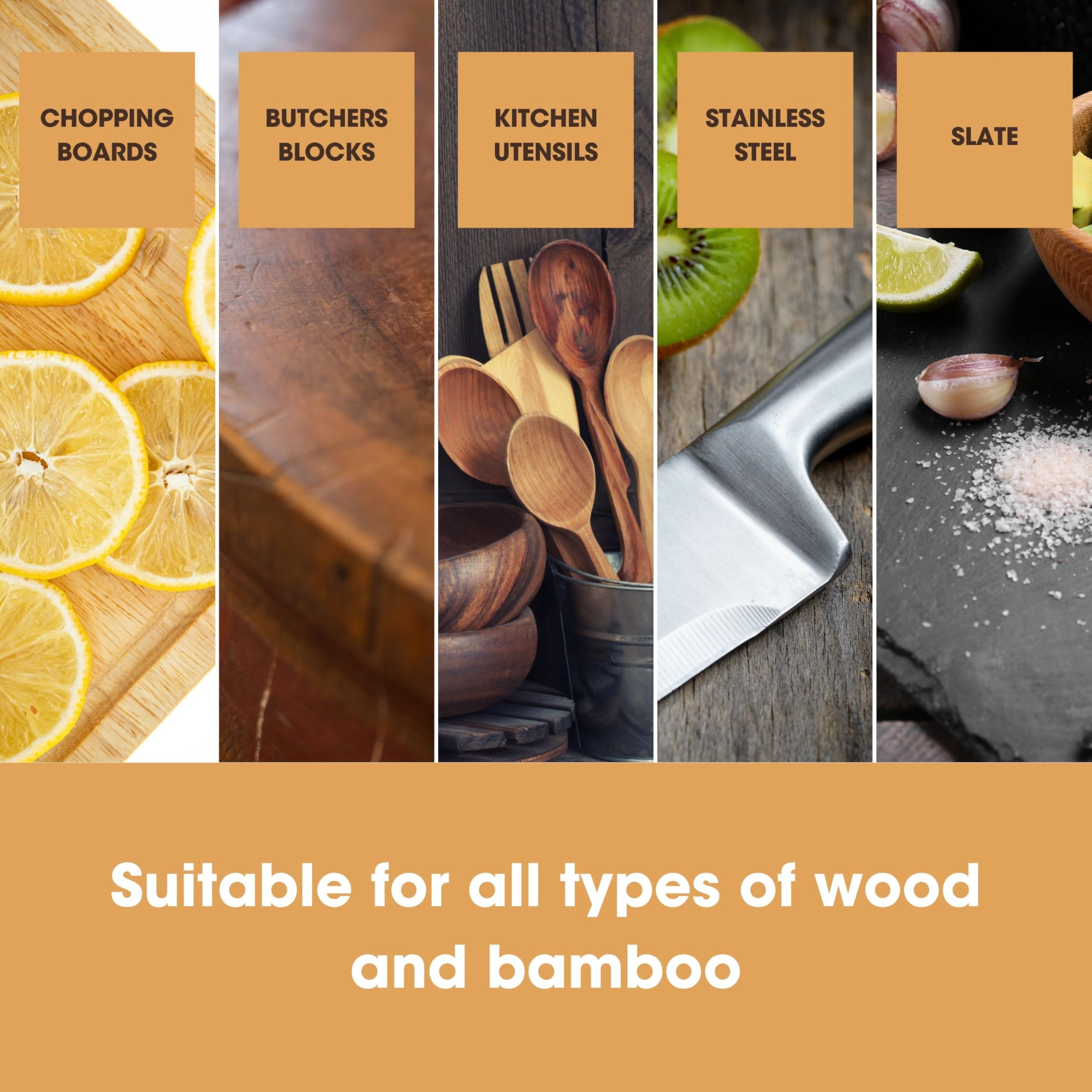 The Block & Board Company Food Grade Mineral Oil for Chopping Boards & Butcher Blocks | 500 ml | Odorless 5