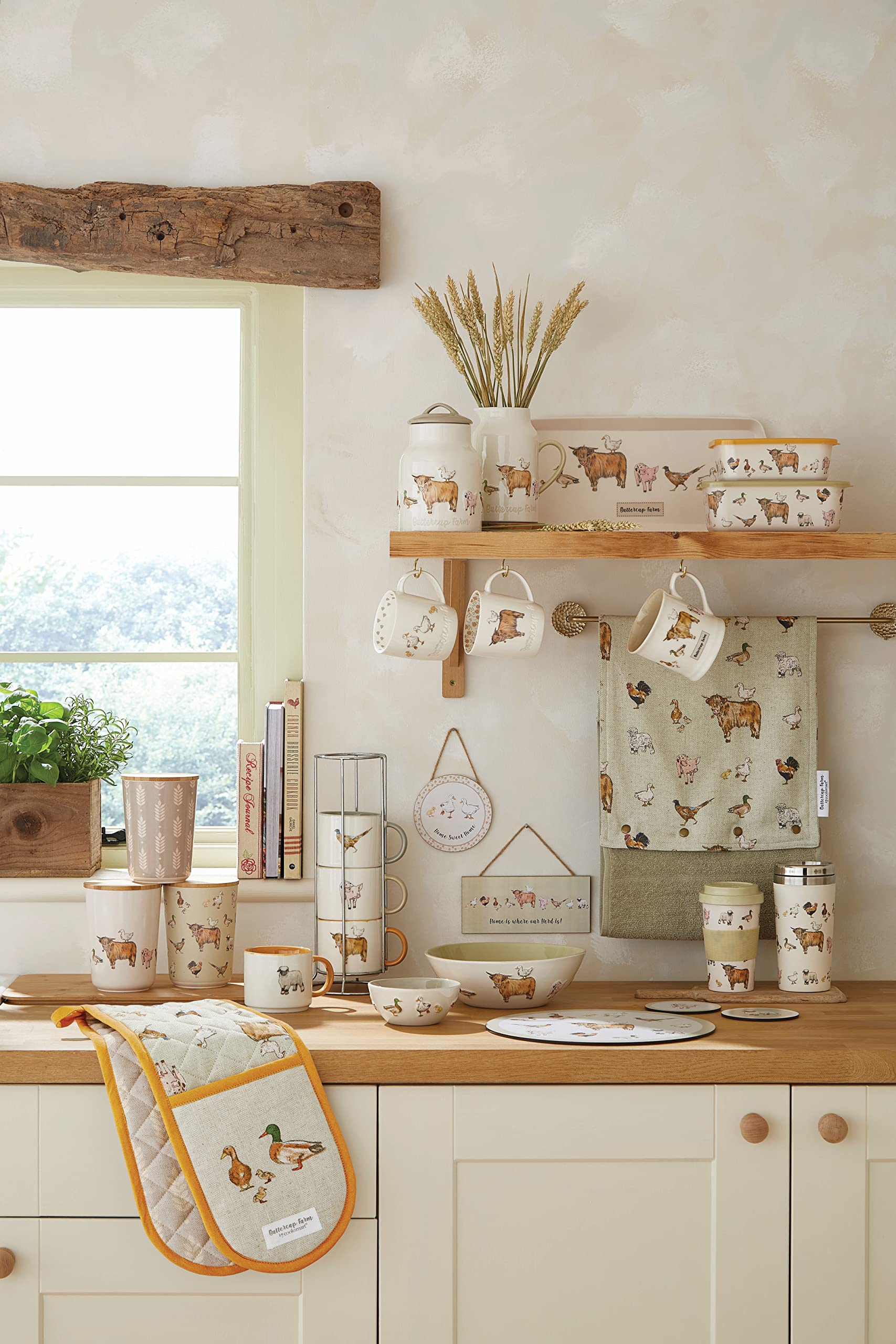 Cooksmart British Designed Ceramic Egg Cups - Pack of 4 Stackable | Dishwasher Safe 7