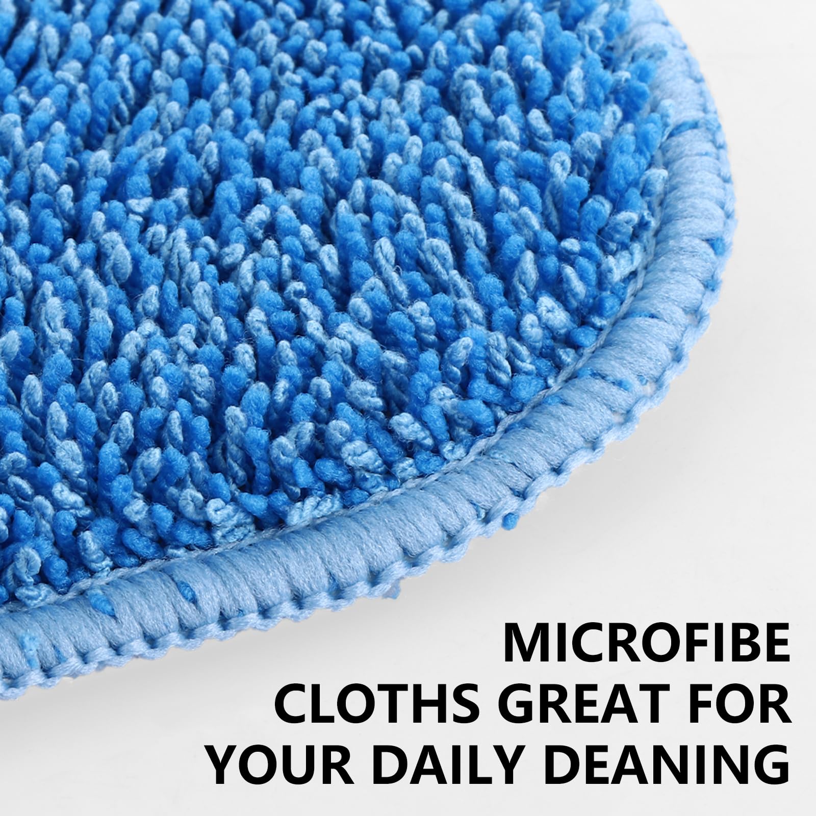 ASelected 6PCS Microfiber Steam Mop Pads Replacement - Washable, 31x25 CM, Vax Compatible 5