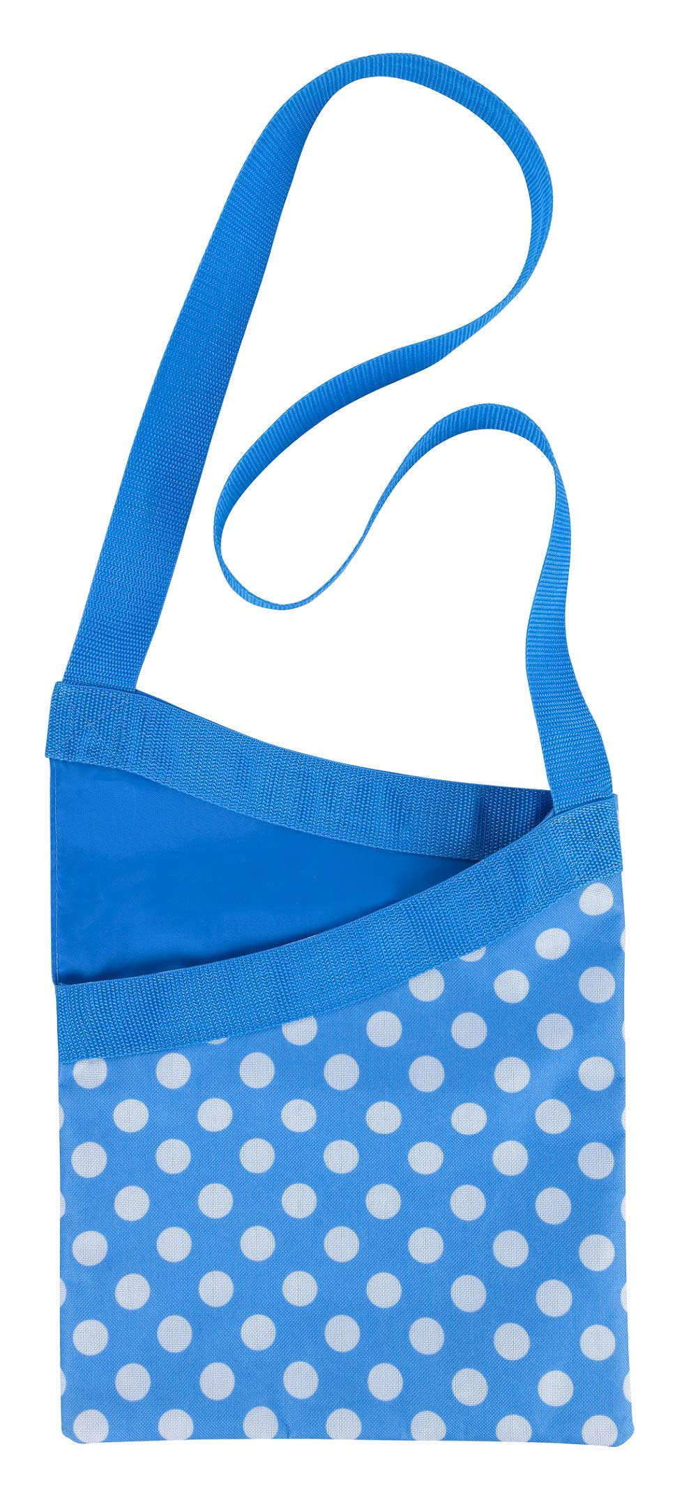 Elliott Large Peg Bag with Shoulder Strap | Water Resistant | Holds 72-108 Pegs | Blue Polkadot 1