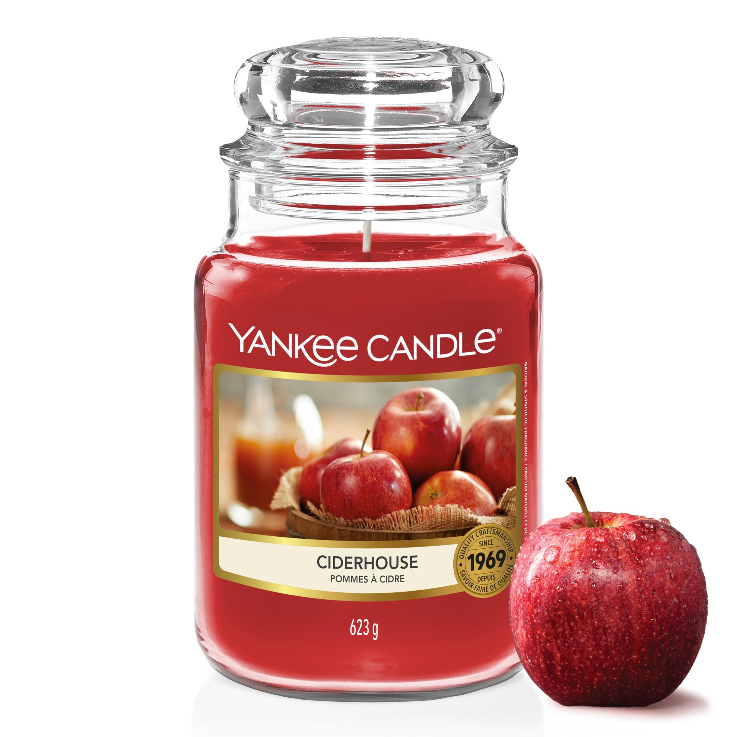 Yankee Candle Scented Candle - Ciderhouse Large Jar | Up to 150 Hours Burn Time | 623g 1