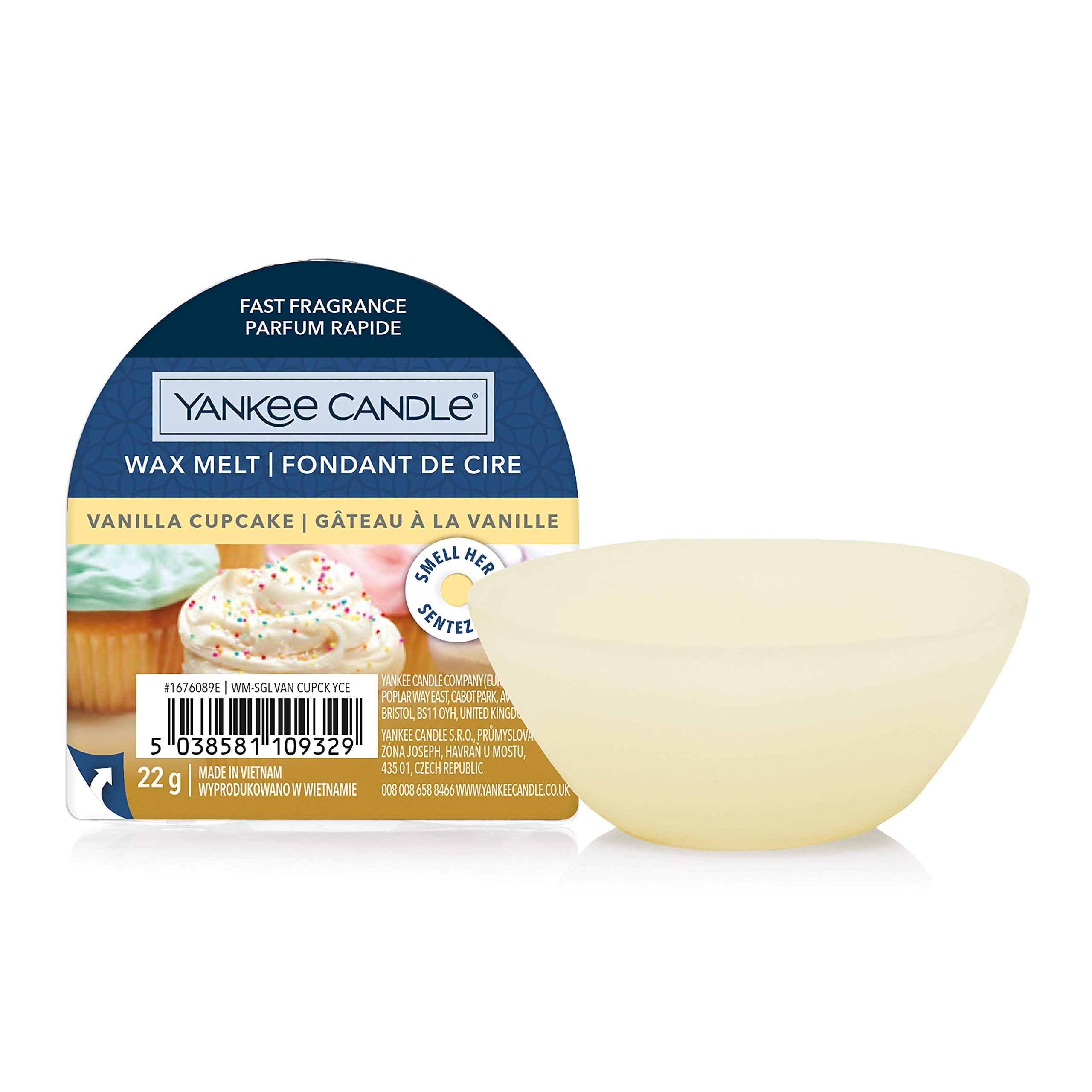 Yankee Candle Vanilla Cupcake Wax Melts - Up to 8 Hours Fragrance | 1 Count 1